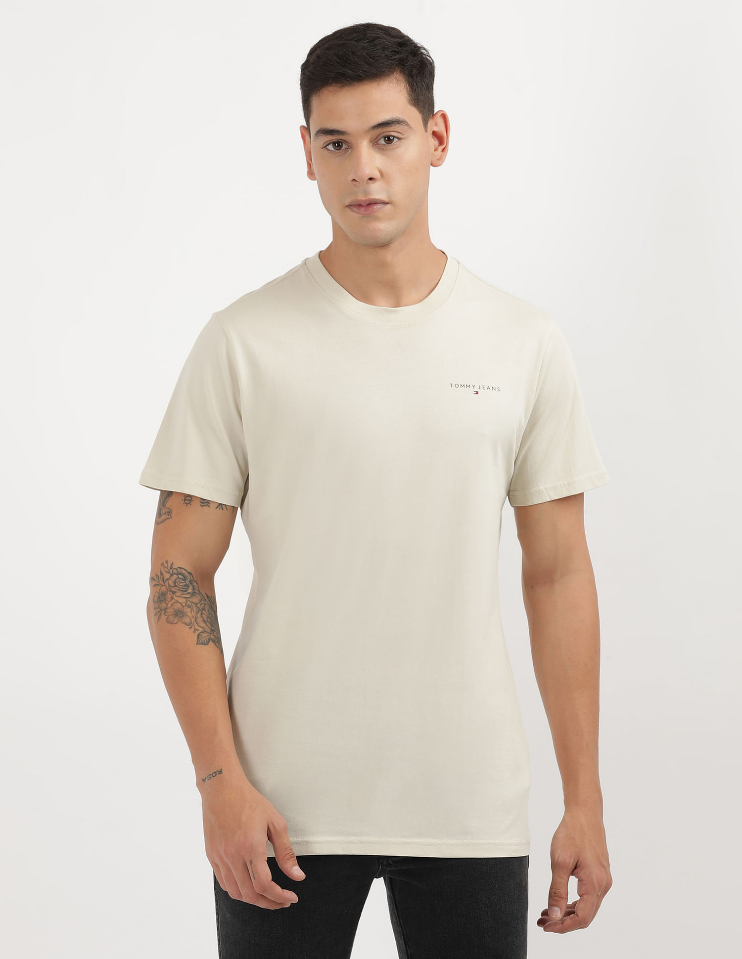 Tommy Hilfiger Linear Logo Slim Fit T-Shirt