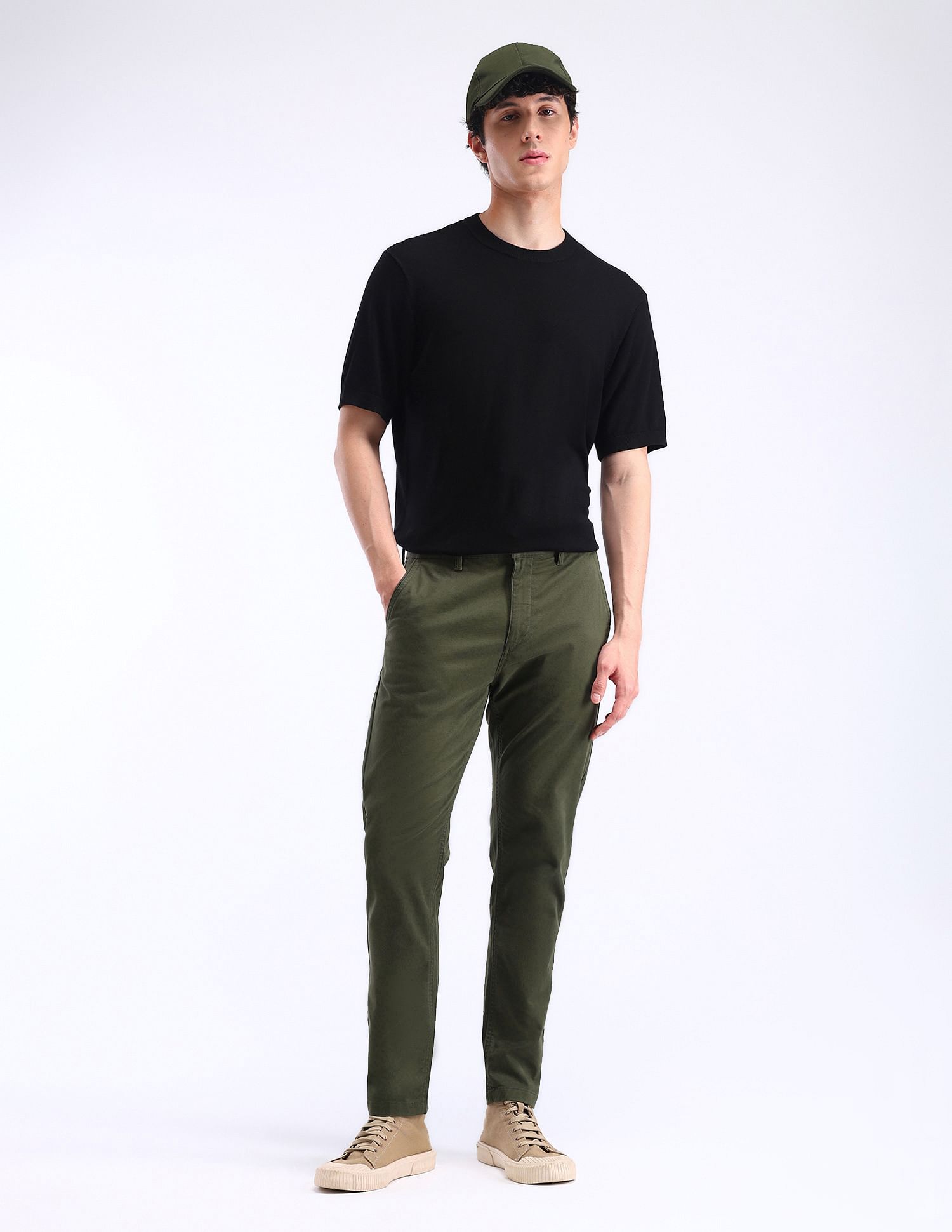 Flying Machine Slash Slim Tapered Regular Trousers