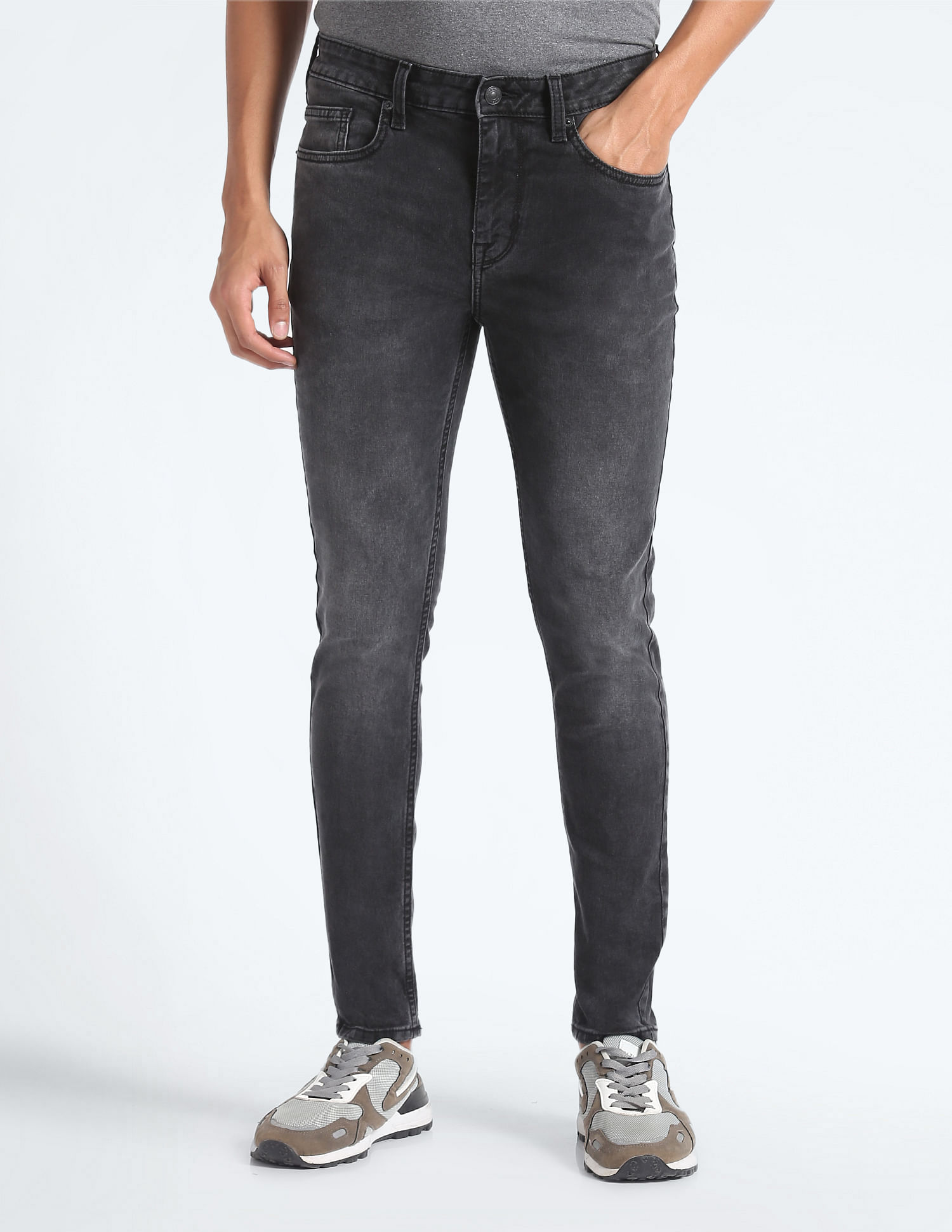 Flying Machine Stone Wash Skinny Jeans