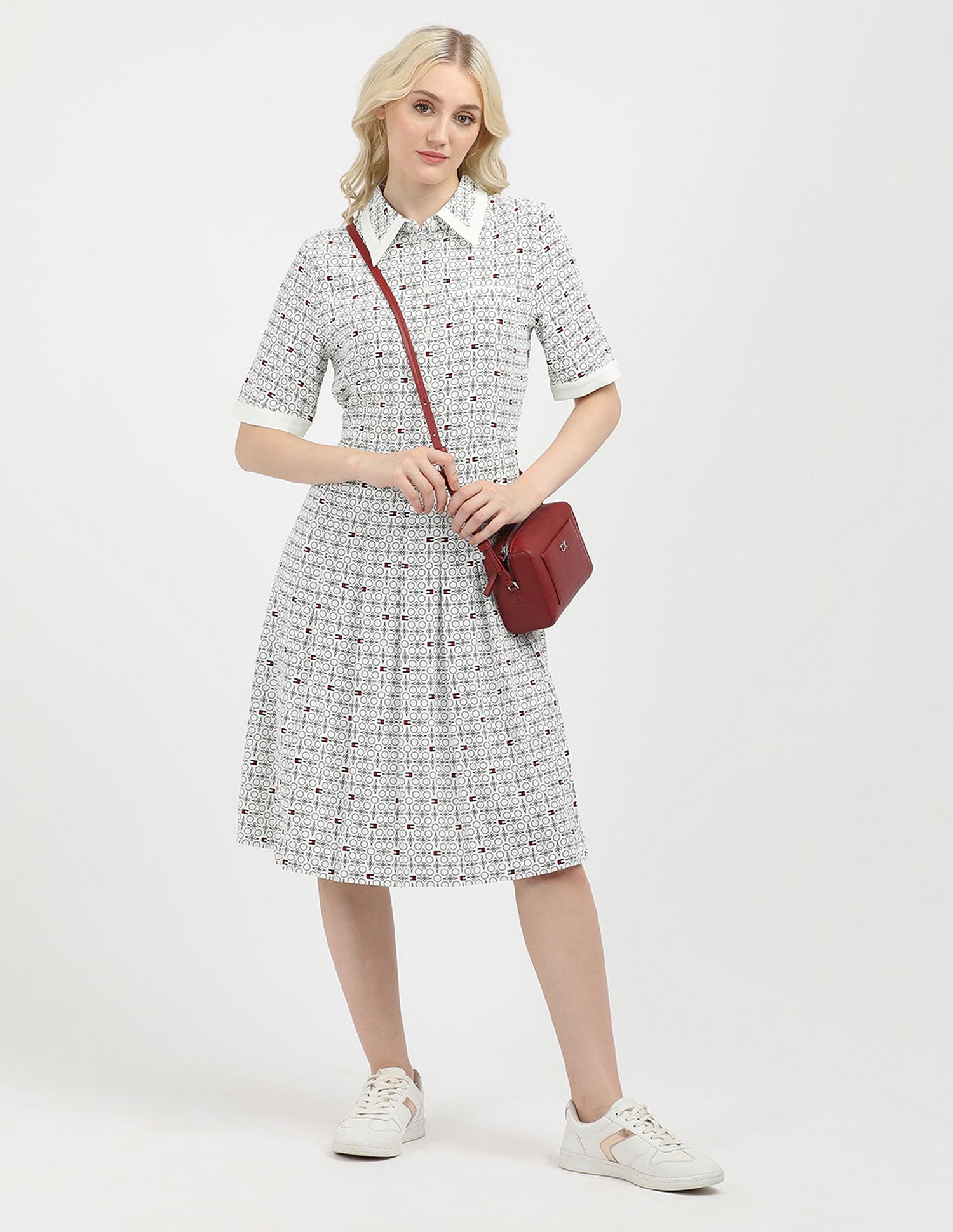 Tommy Hilfiger Geometric printed Flower Dress