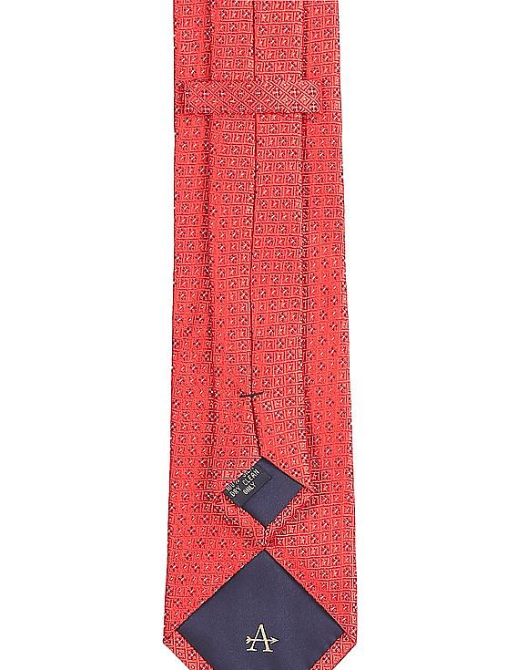 Louis Vuitton Silk Pattern Tie - Red Ties, Suiting Accessories