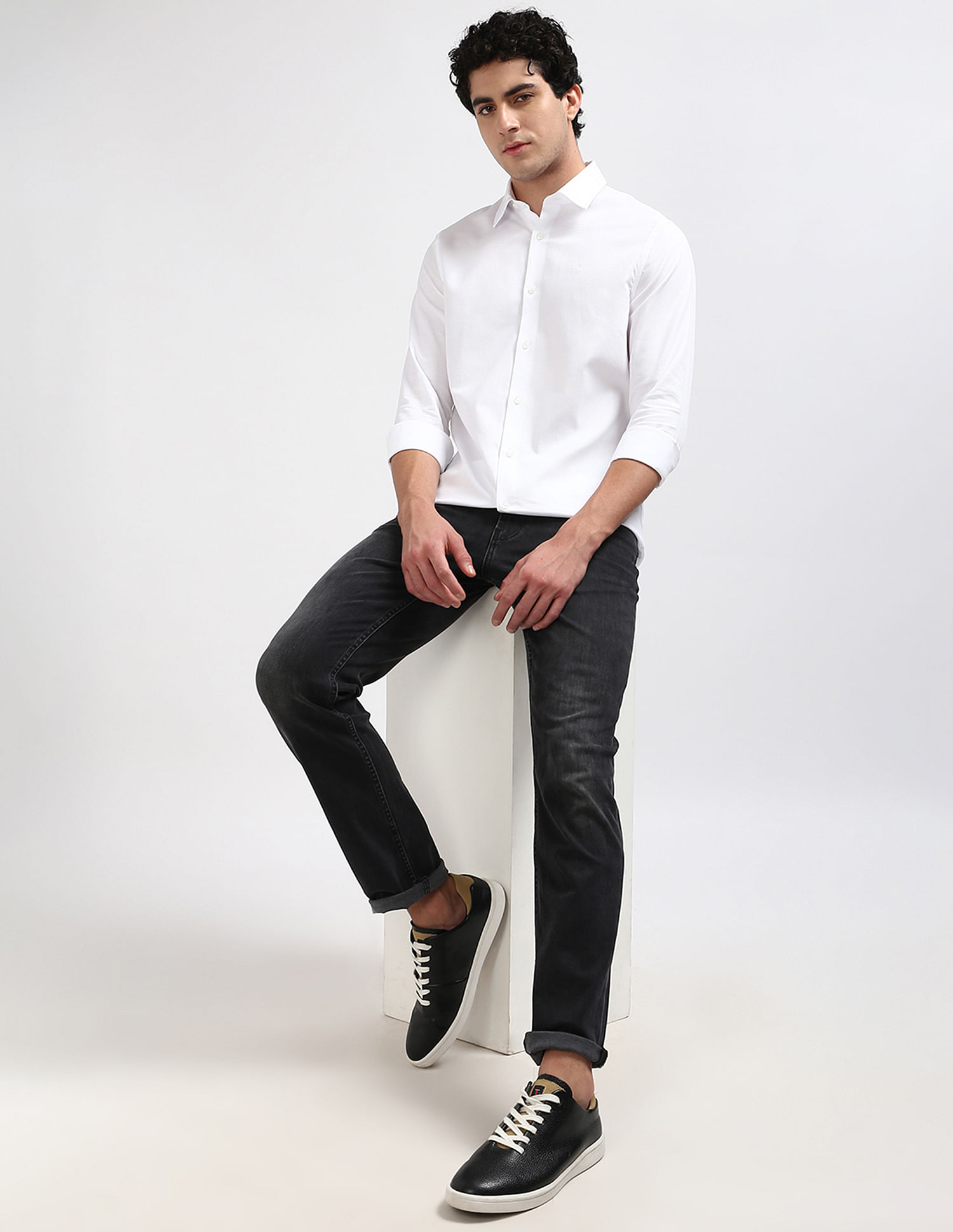 Calvin Klein Jeans Honeycomb Structure Shirt