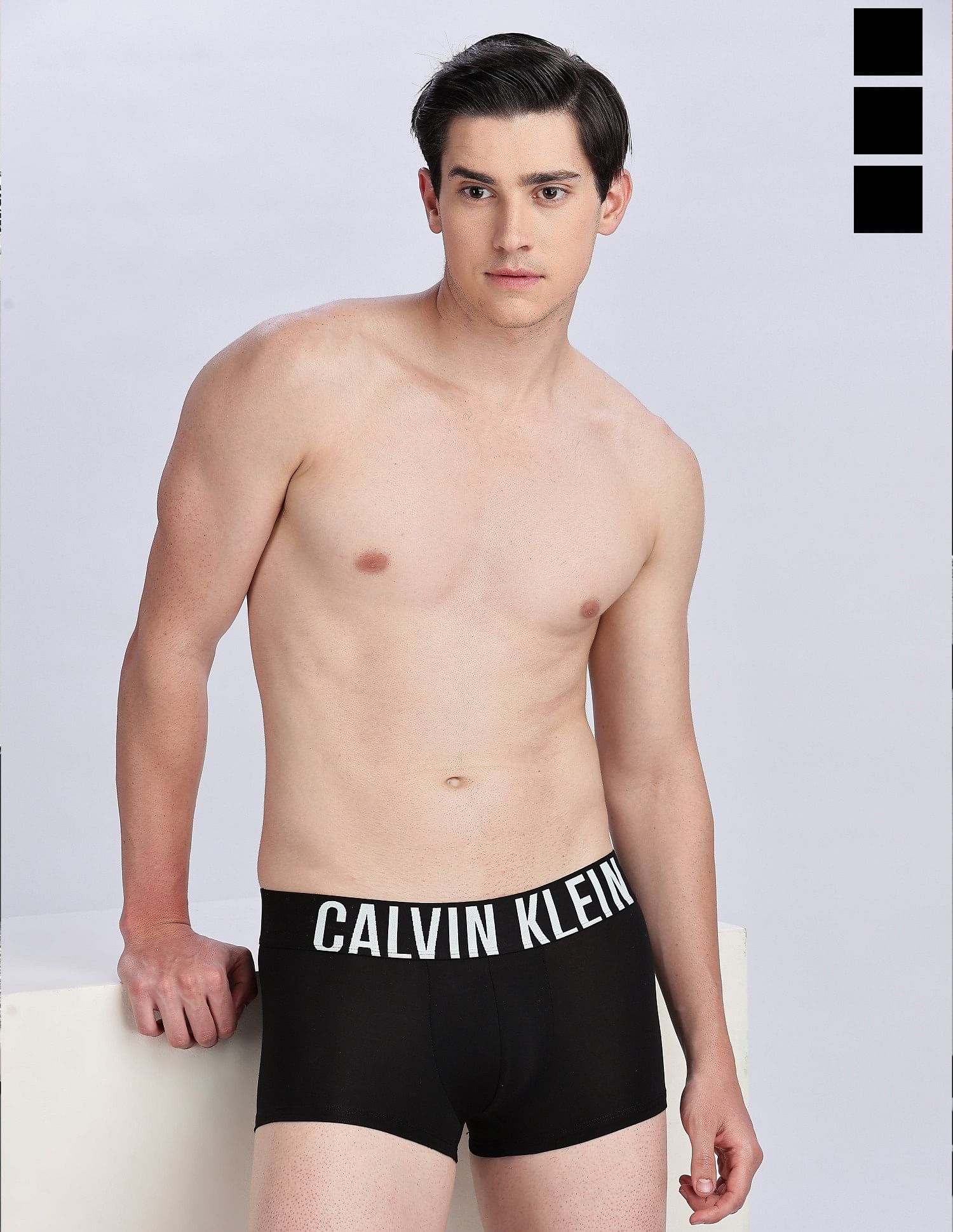 Calvin Klein Underwear Low Rise Solid Multi Trunks - Pack Of 3