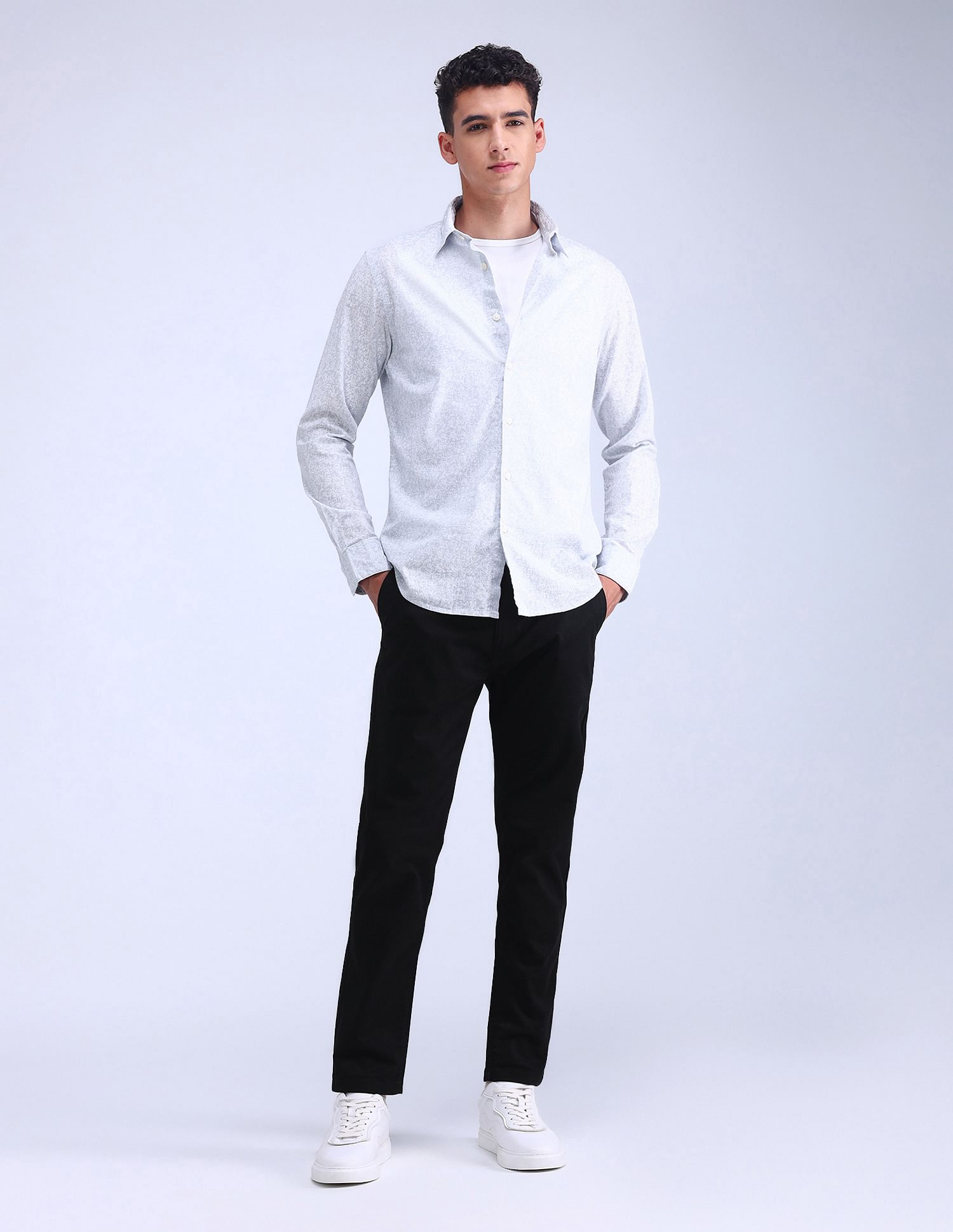 Flying Machine Slash Slim Tapered Fit Trousers