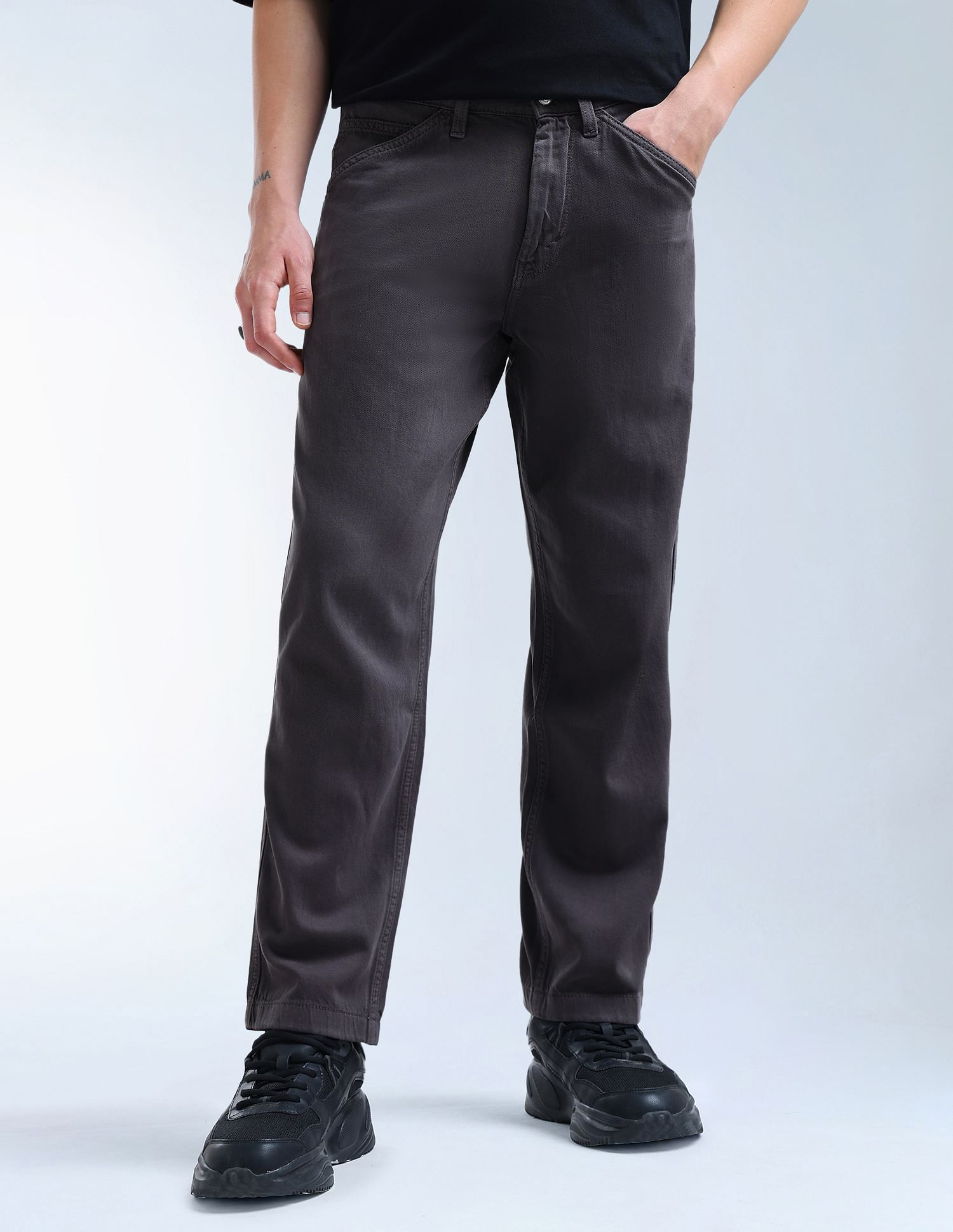 Flying Machine Cobain 90'S Loose Cropped Chinos