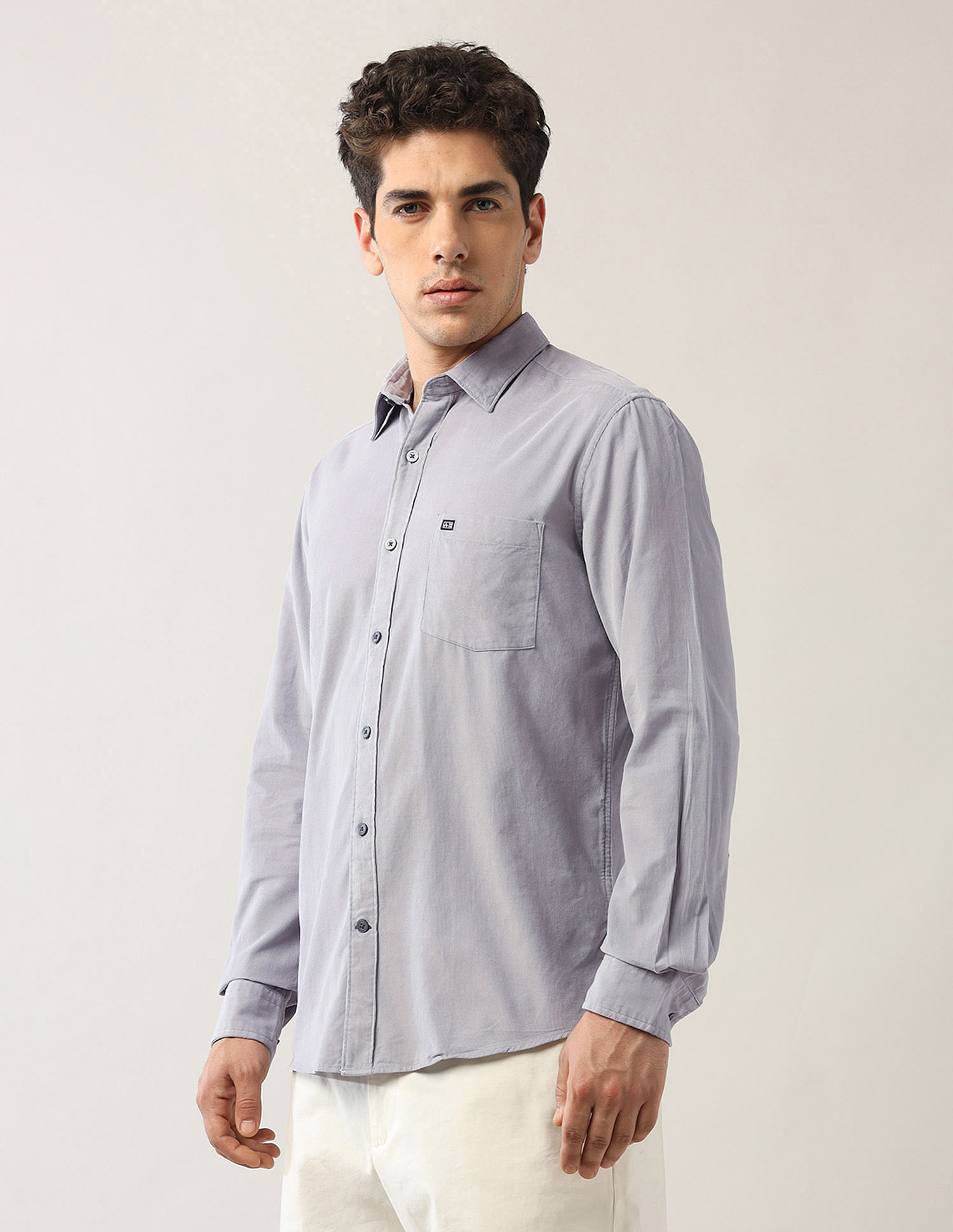 Arrow Sport Pure Cotton Corduroy Shirt