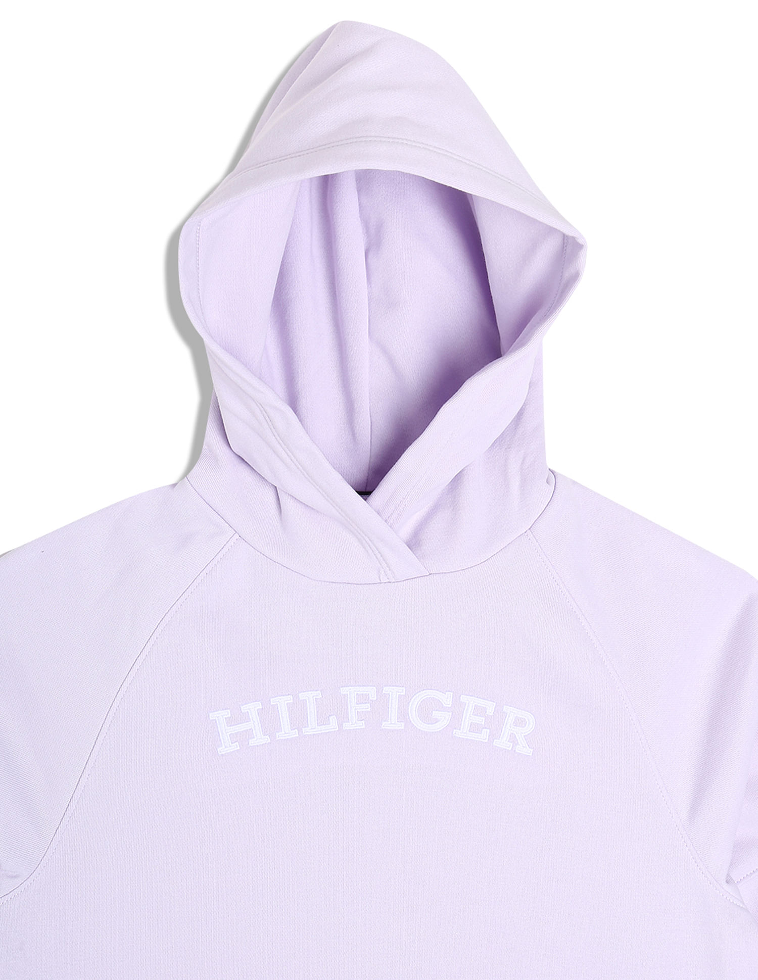 Tommy Hilfiger Kids Girls Sustainable Solid Hooded Sweatshirt