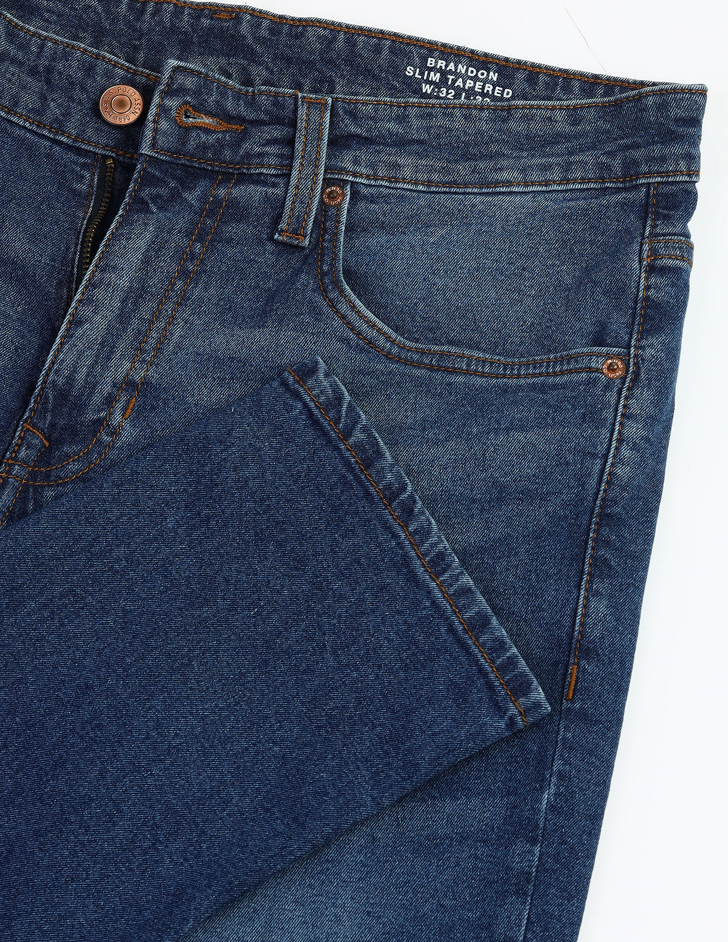 U.S. Polo Assn. Denim Co. Brandon Slim Fit Blue Jeans