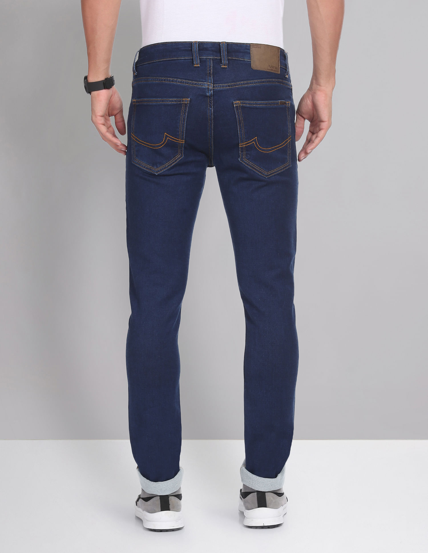 AD by Arvind Mid Rise Skinny Fit Jeans