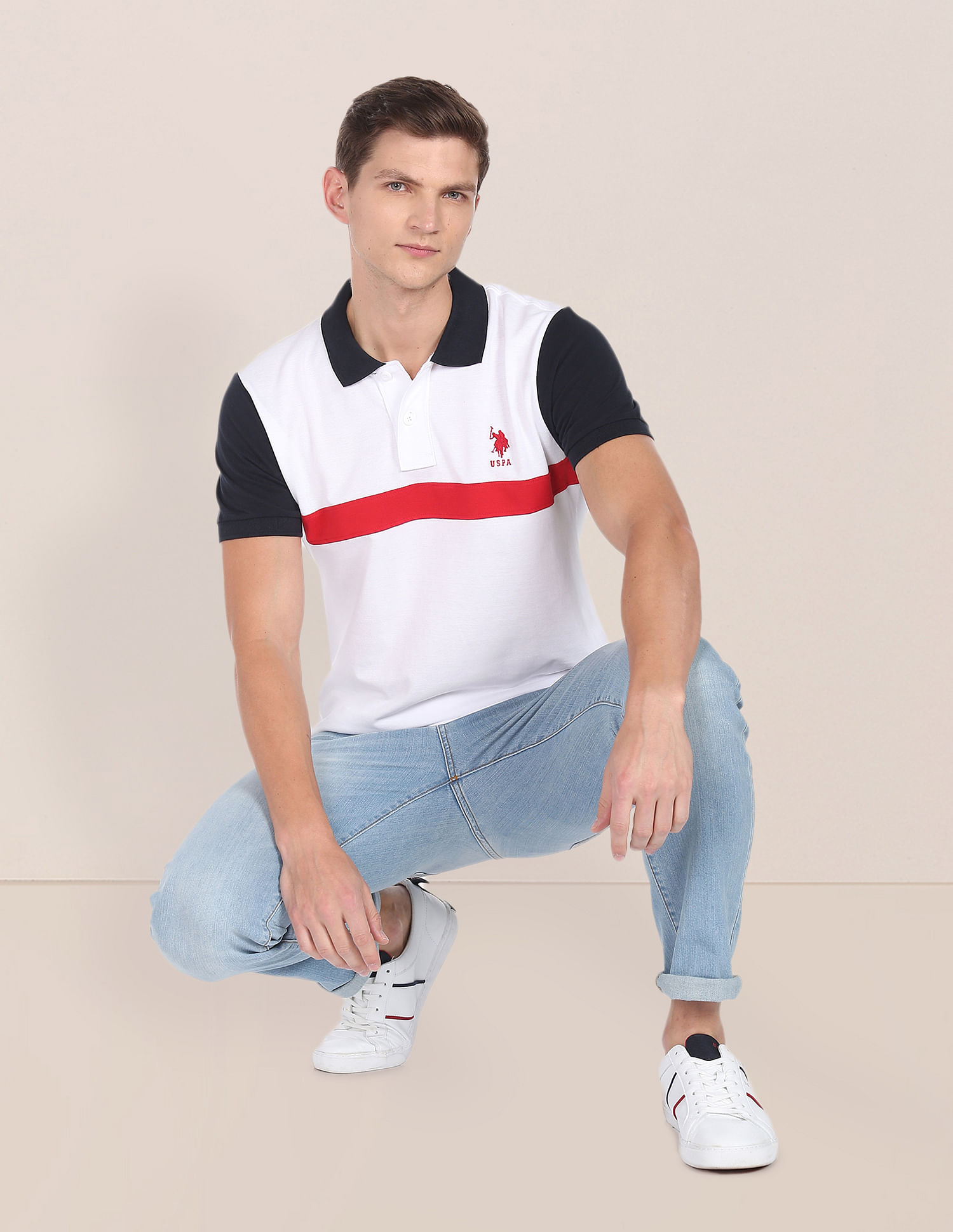 Buy U.S. Polo Assn. Cotton Luxury Polo Shirt - NNNOW.com