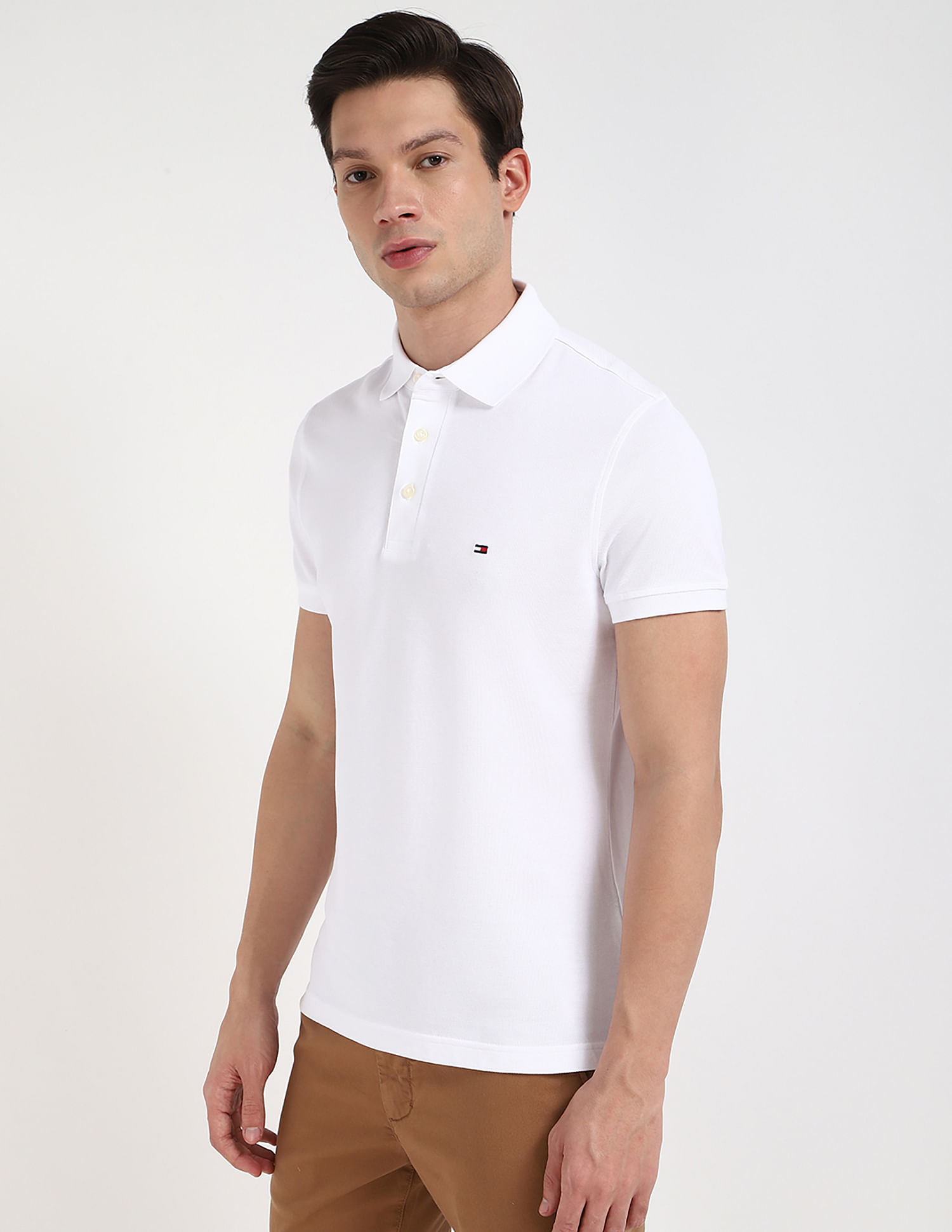 Tommy Hilfiger Solid Slim Fit POLO