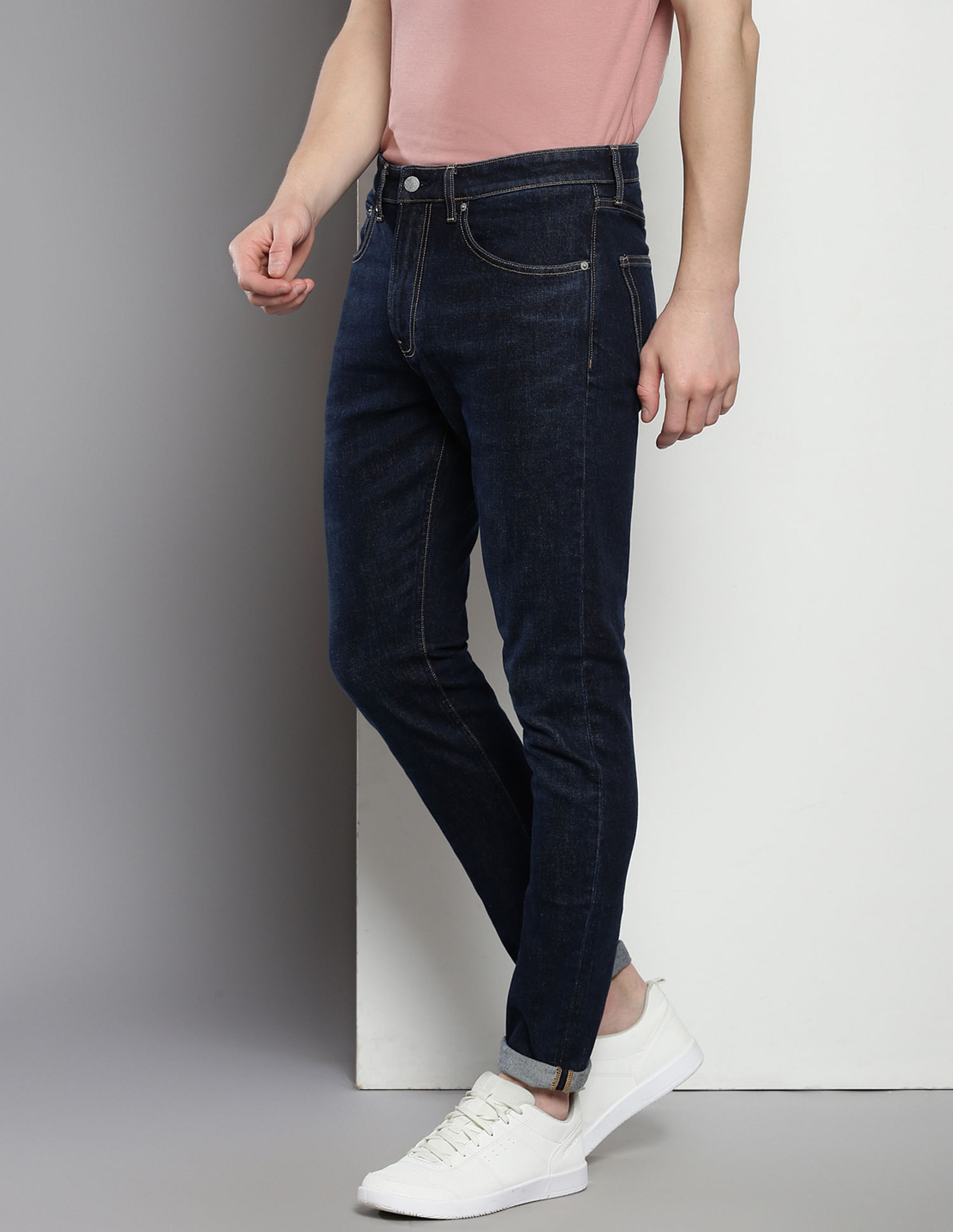 Calvin Klein Mid Rise Modern Tapered Fit Jeans