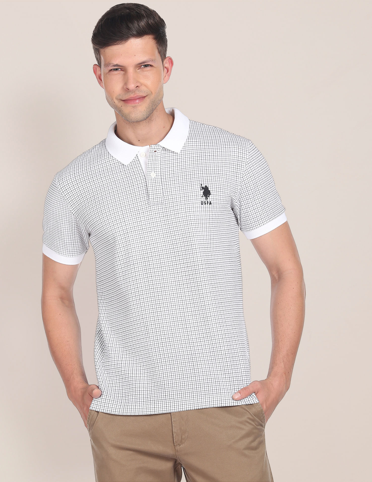トップス NAMACHEKO Check-Pattern Polo Shirt Namacheko - Check