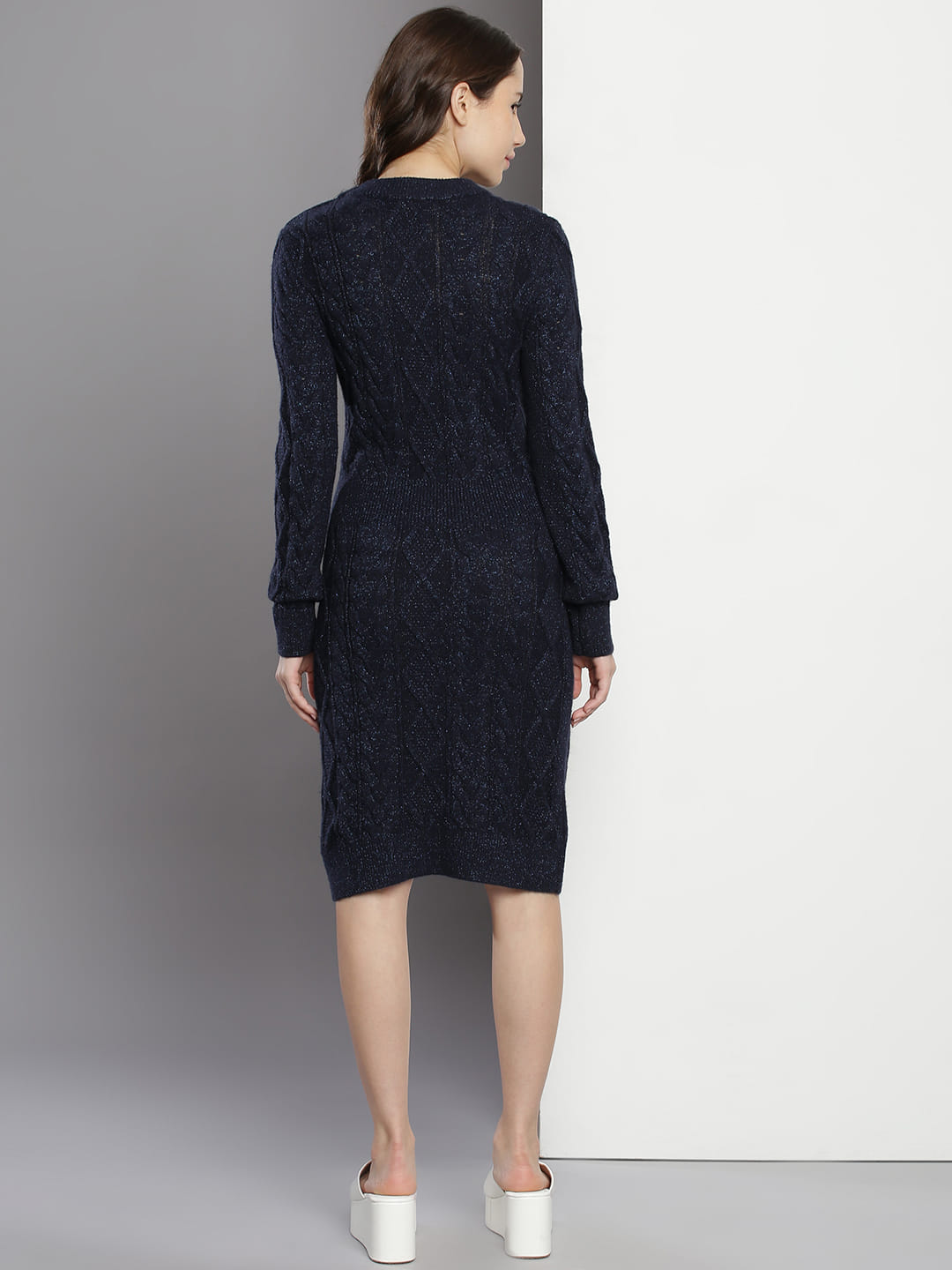 tommy hilfiger grey sweater dress Buy Tommy Hilfiger Polyester Turtleneck Sweater Dress