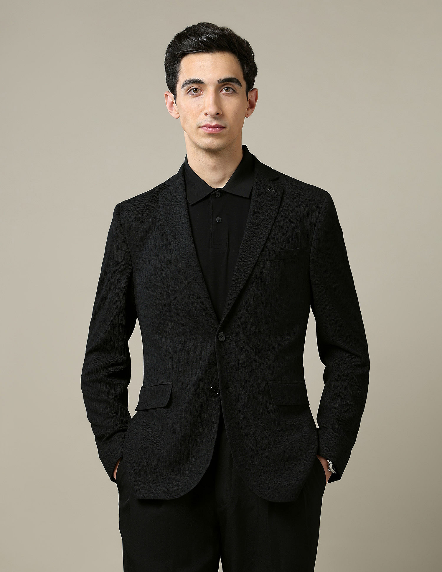 Arrow Zero Calorie Slim Fit Textured 1851 Blazer