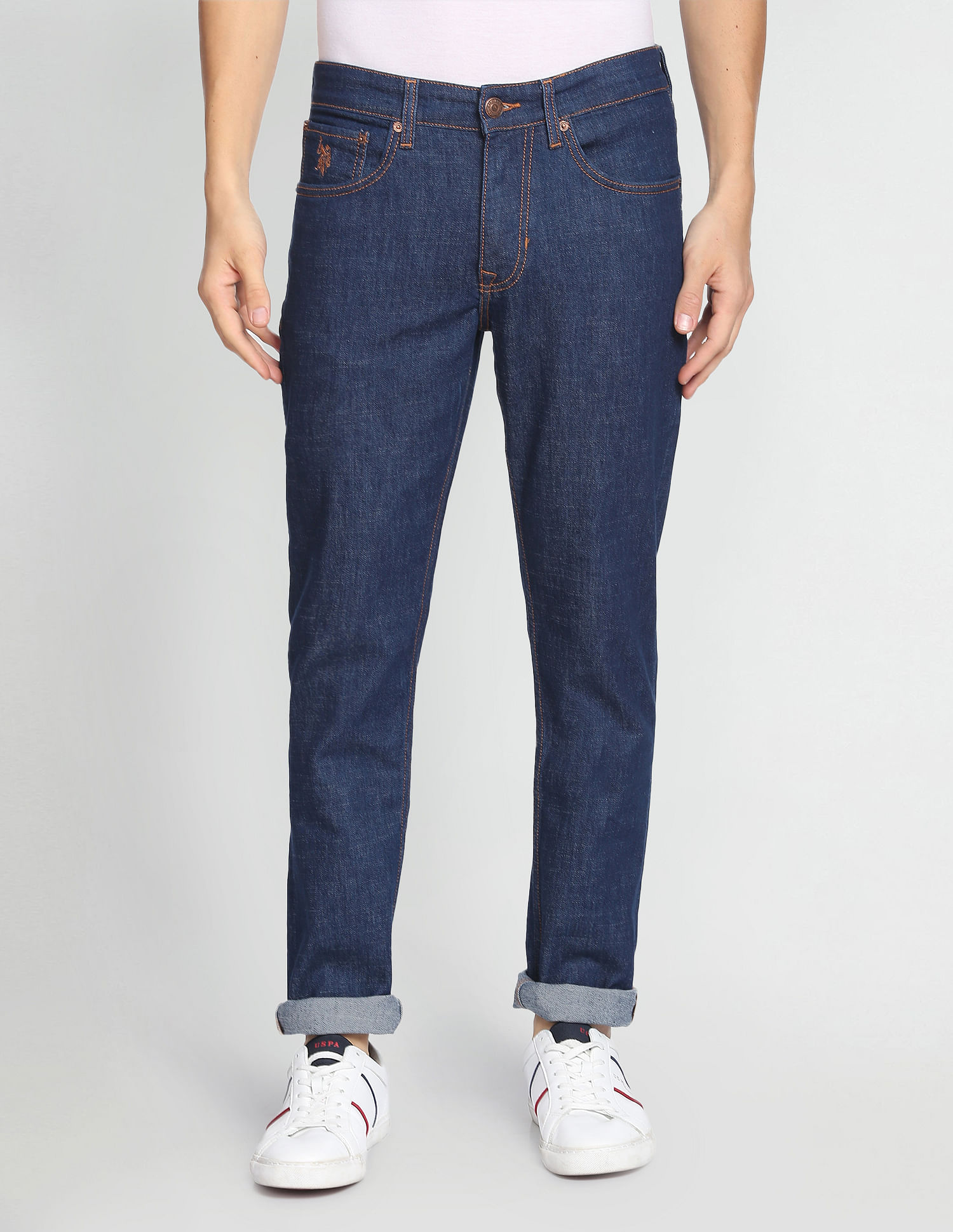 U.S. Polo Assn. Denim Co. Brandon Slim Tapered Fit Blue Jeans