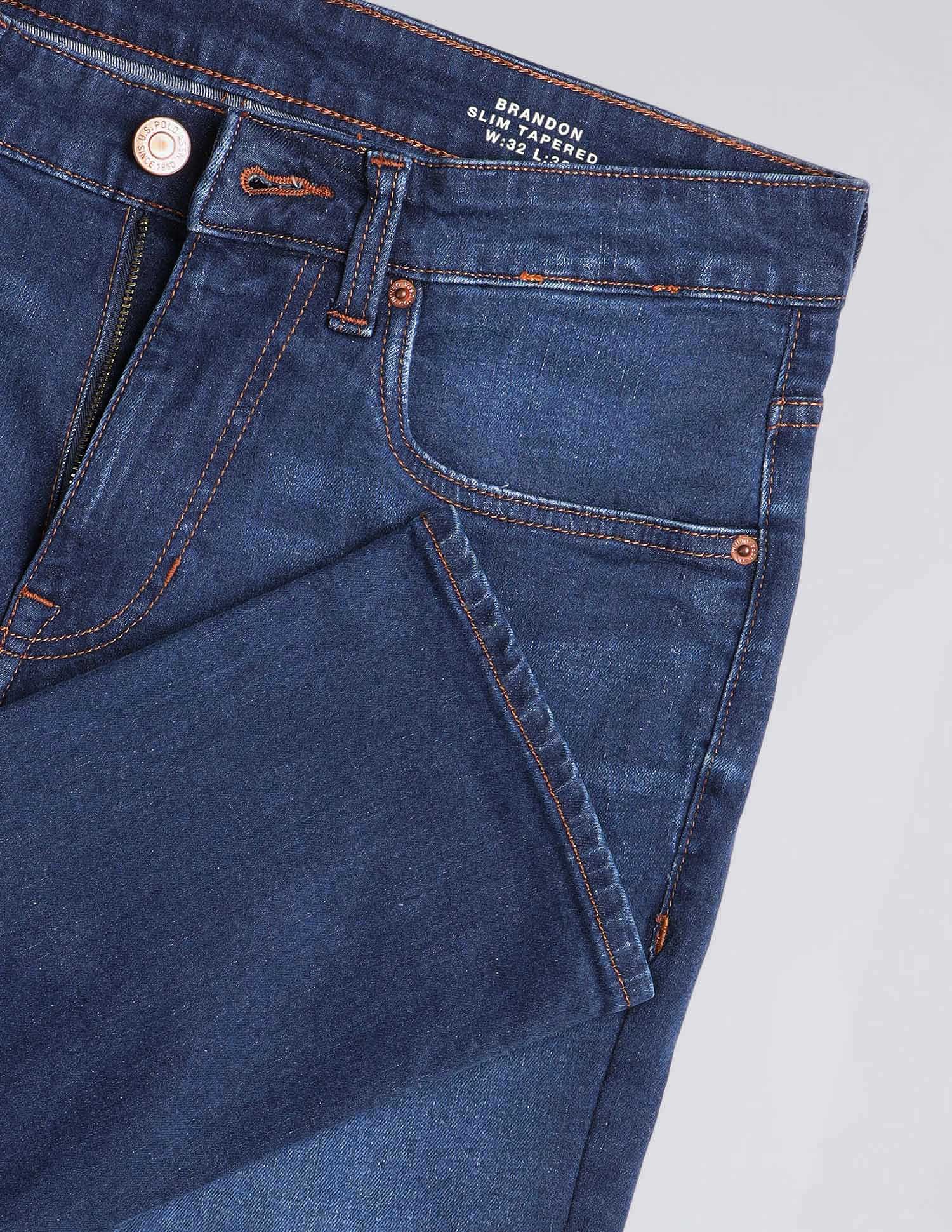 U.S. Polo Assn. Denim Co. Brandon Slim Tapered Fit Blue Jeans