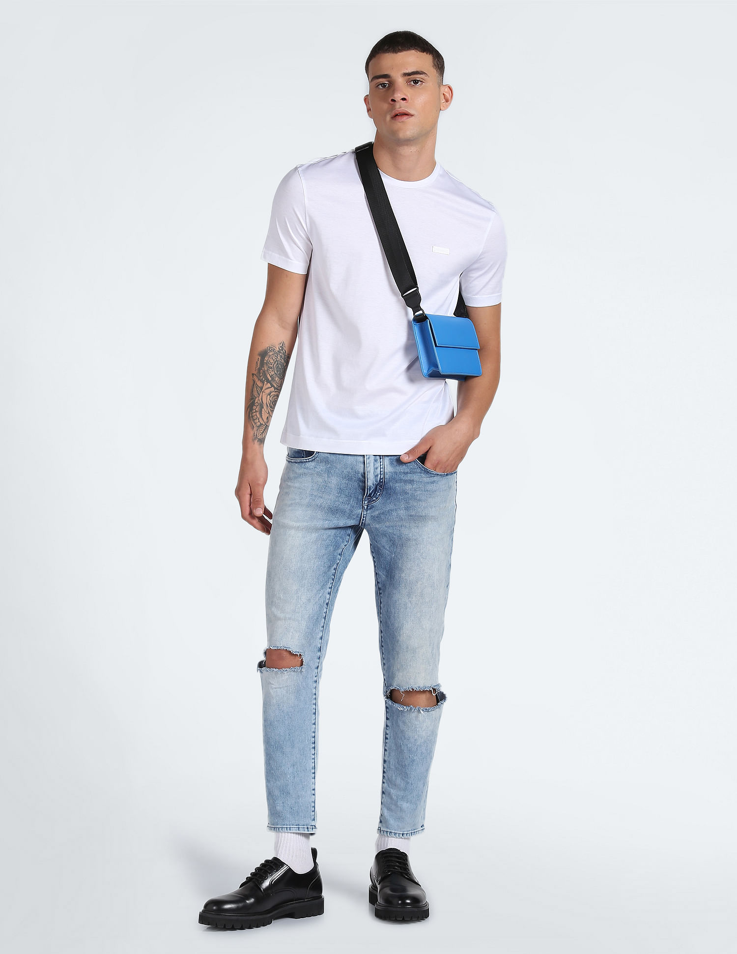 Calvin Klein Mercerized Cotton Logo T-Shirt