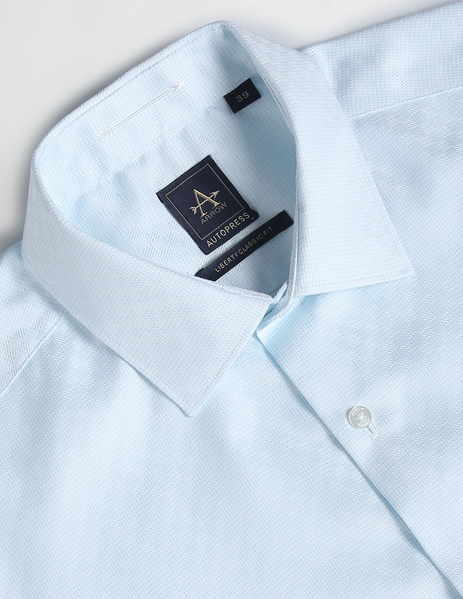 Arrow Pure Cotton Auto Press Shirt