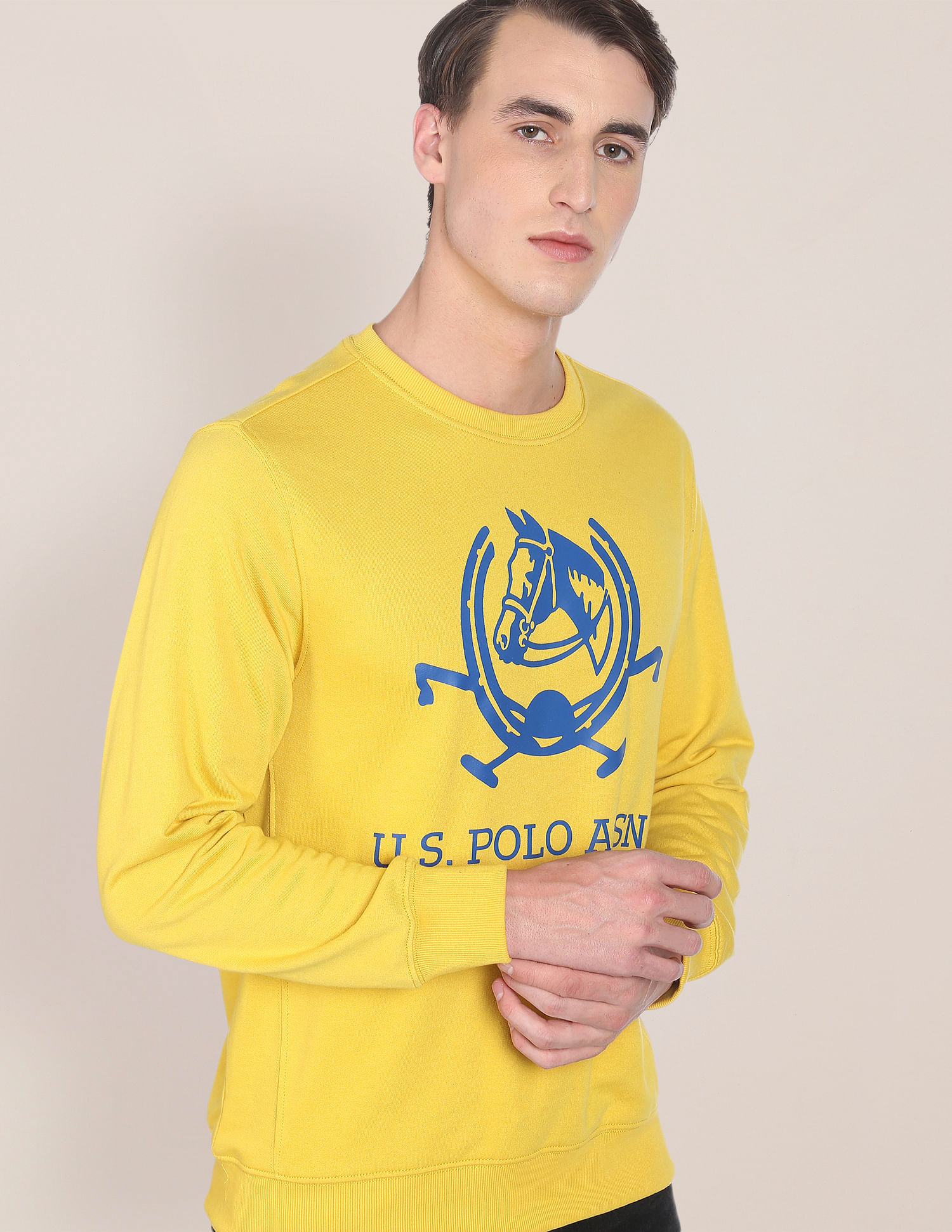 Us polo sales yellow sweatshirt