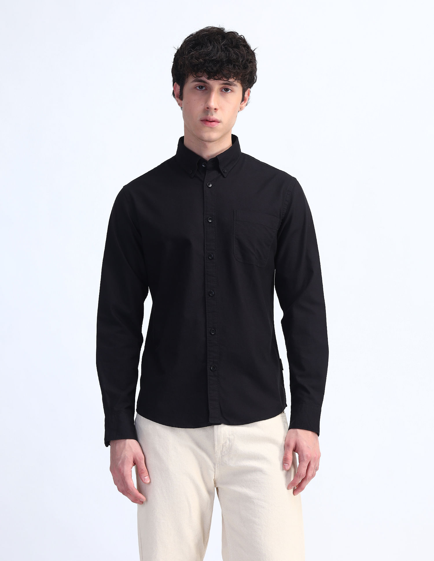 Flying Machine Slim Fit Cotton Shirt