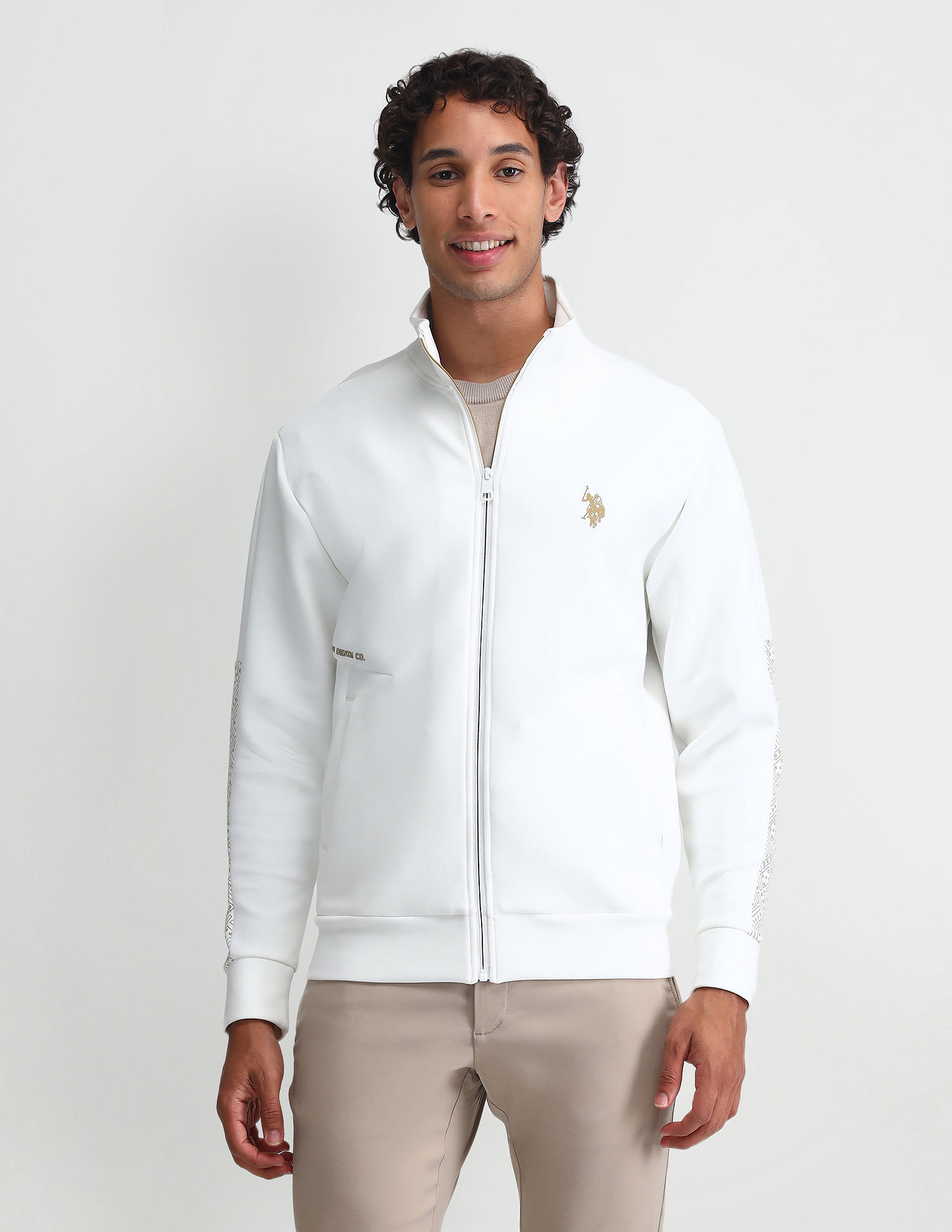 U.S. Polo Assn. Denim Co. High Neck Regular Fit Sweatshirt