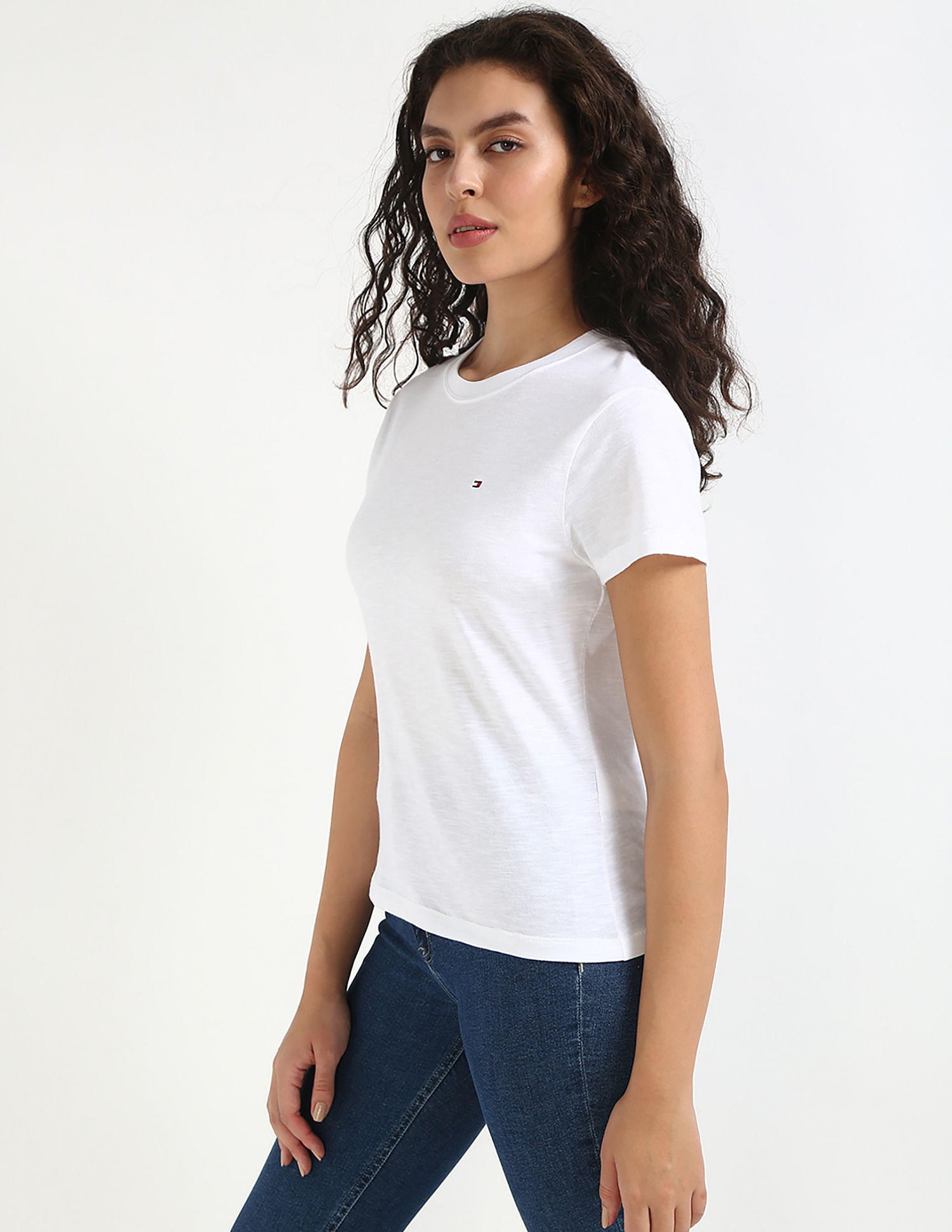 Tommy Hilfiger Solid Regular-Fit Cotton T-Shirt