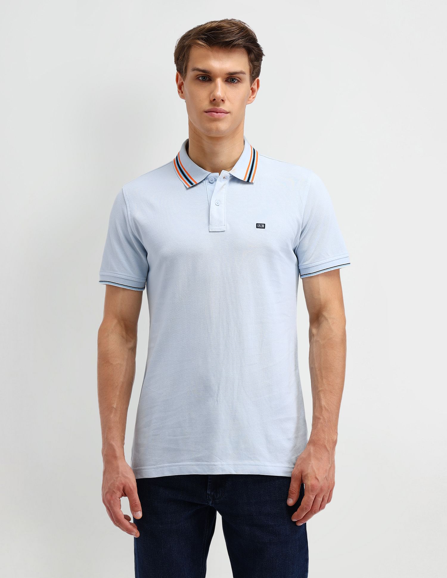 Arrow Sport Solid Regular Fit Polo Shirt