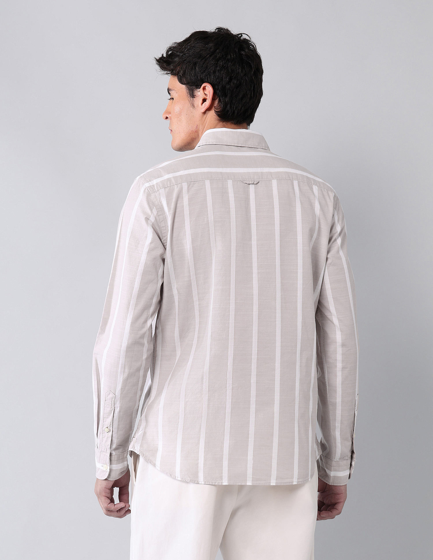 U.S. Polo Assn. Denim Co. Vertical Striped Pure Cotton Shirt