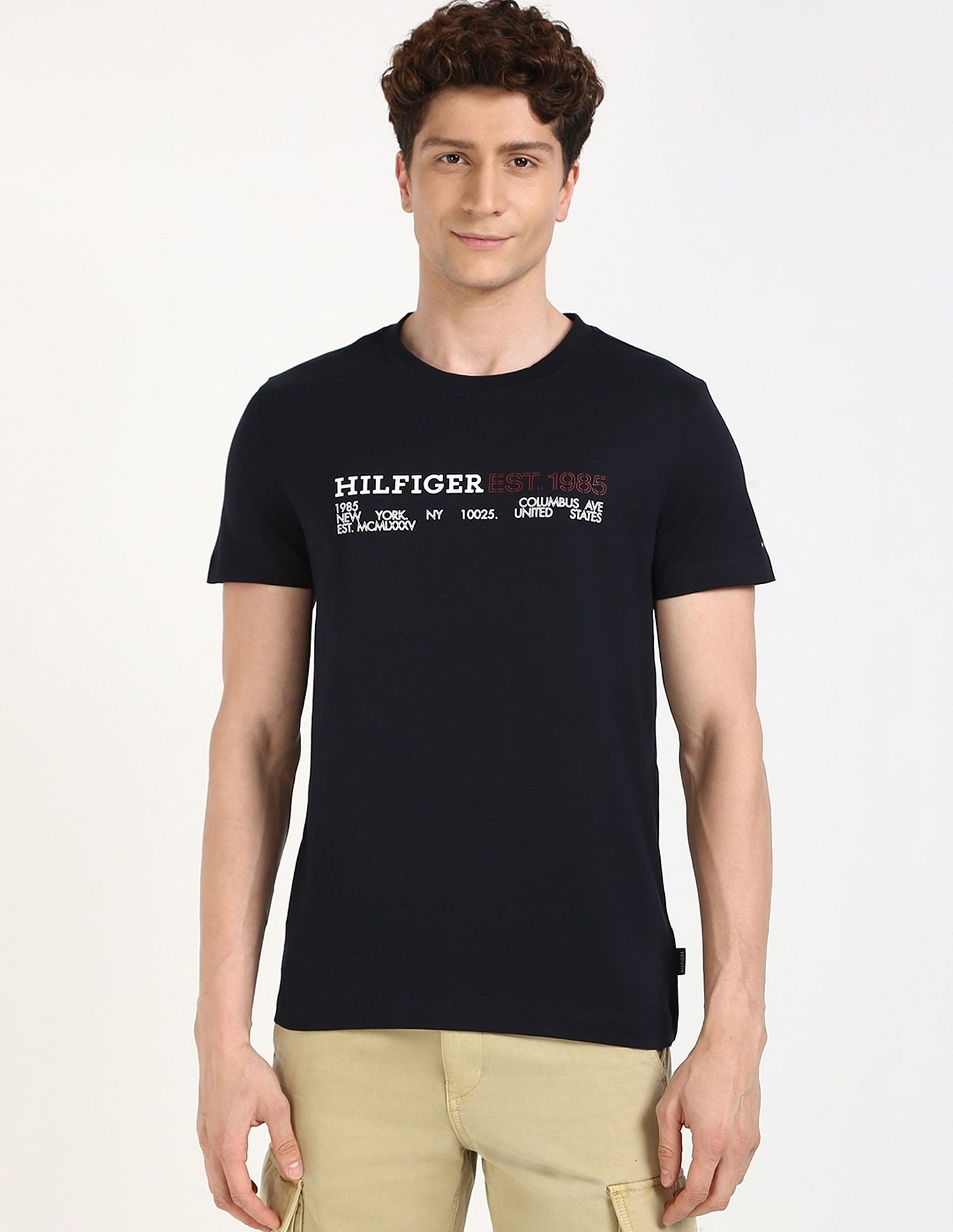 Tommy Hilfiger Logo Regular-Fit Cotton T-Shirt