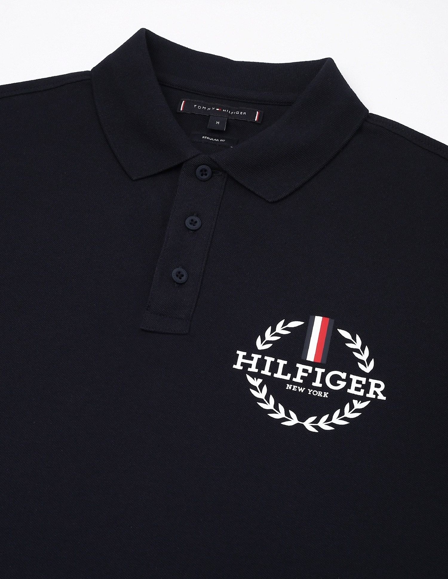 Tommy Hilfiger Logo Regular-Fit Cotton Polo Shirt