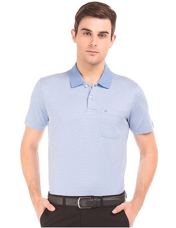 Arrow polo shirts with pocket best sale