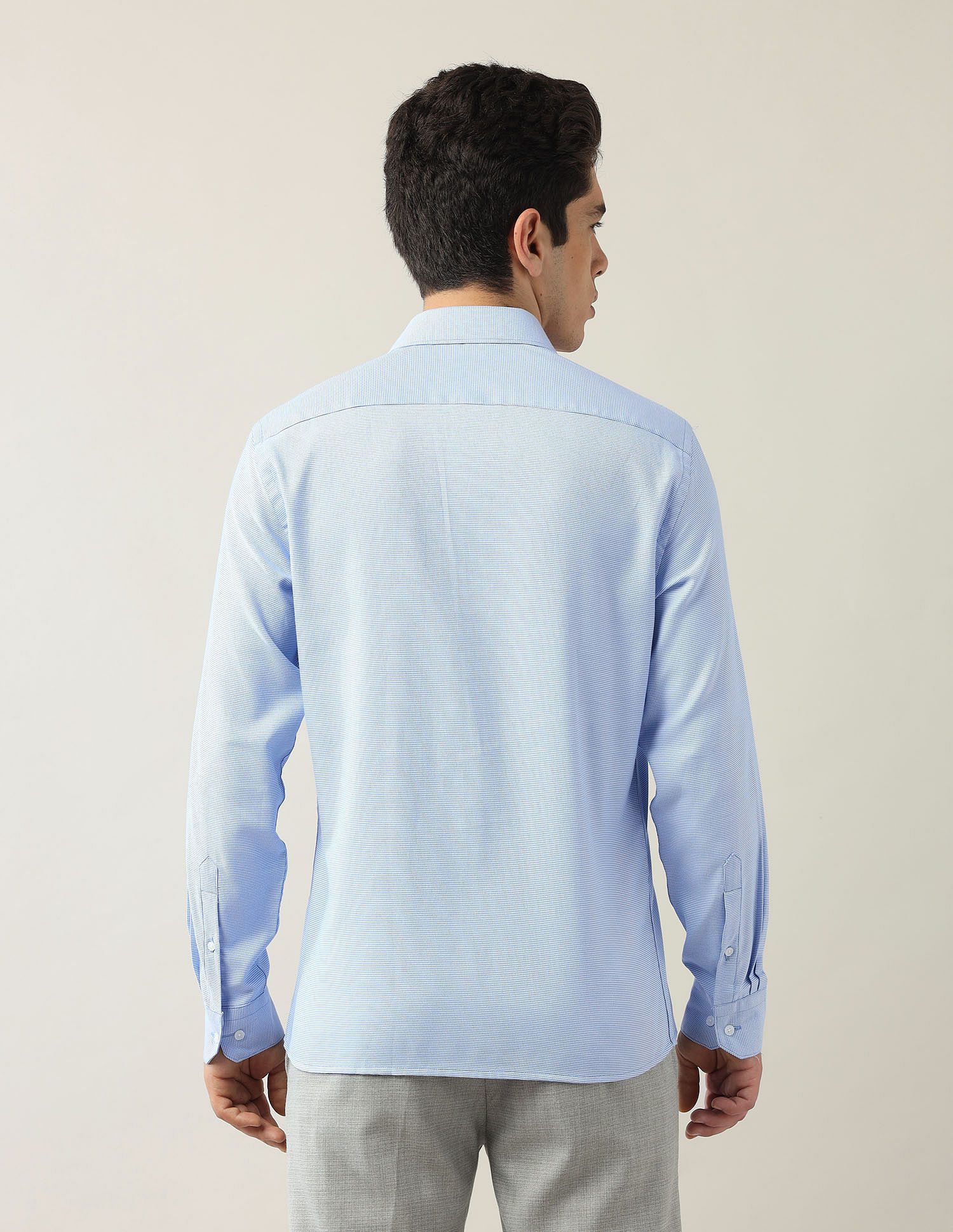 Arrow Textured Liberty Classic Fit Shirt