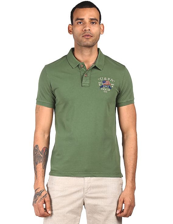 Buy U.S. Polo Assn. Denim Co. Men Green 