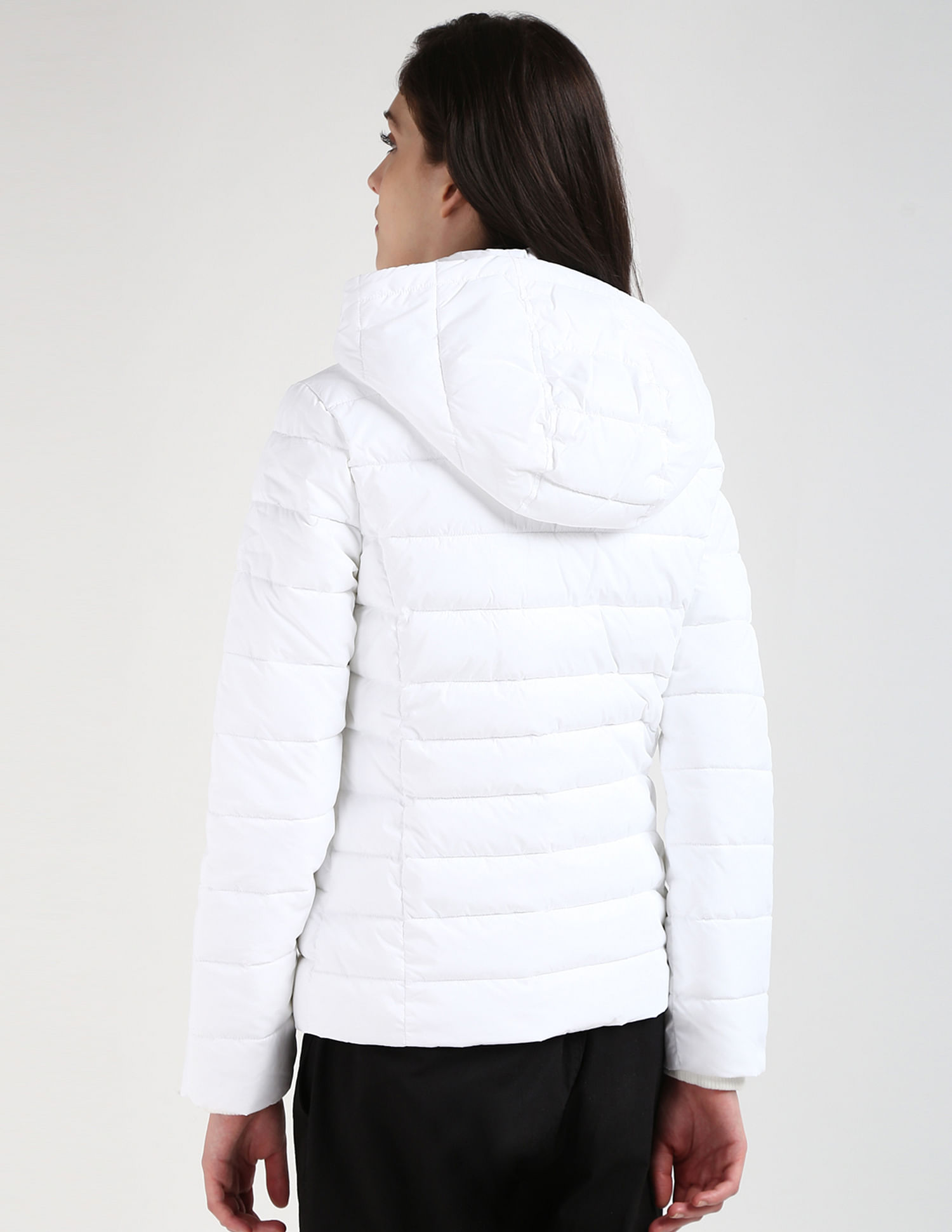 Tommy Hilfiger Long Sleeve Hood Quilted Jacket
