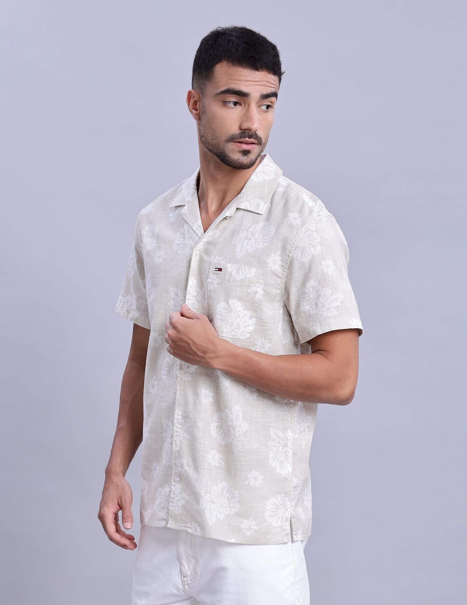 Tommy Hilfiger Printed Regular-Fit Woven Shirts