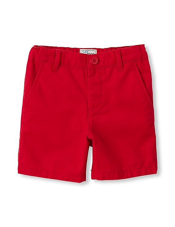 Boys red hot sale chino shorts