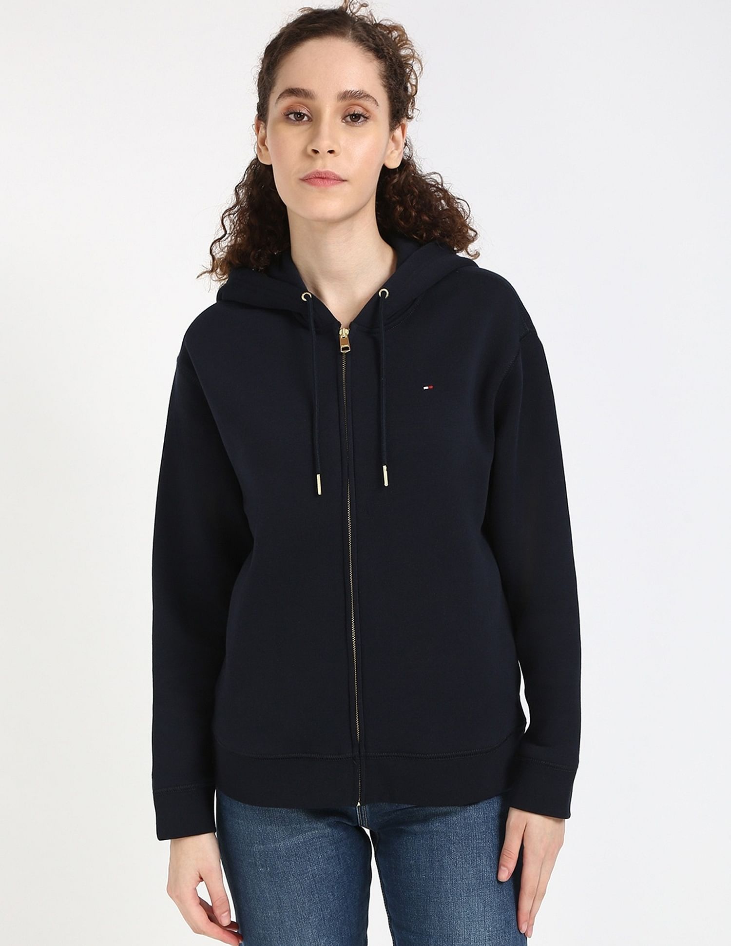 Tommy Hilfiger Relaxed-Fit Cotton Hooded Neck Sweatshirt