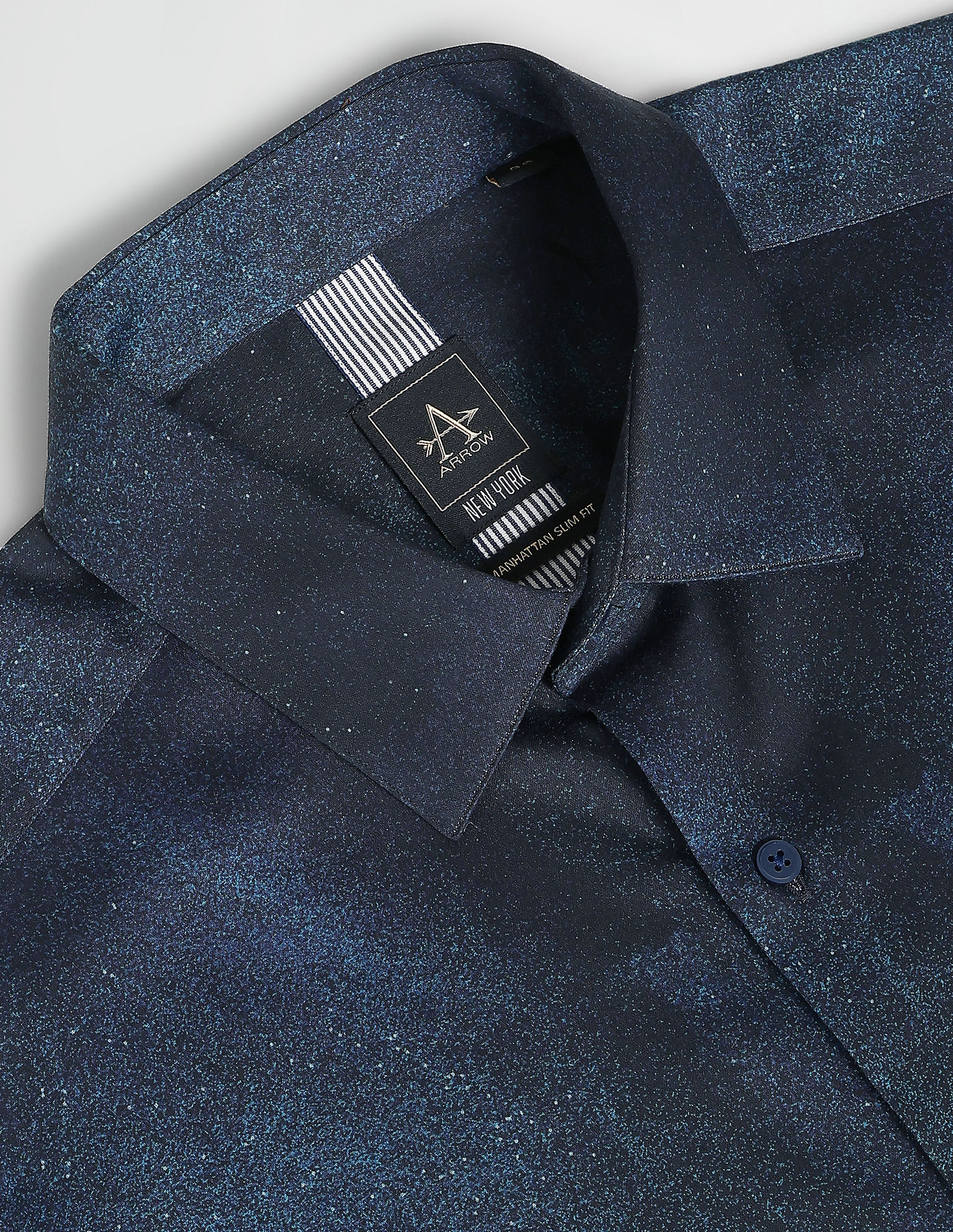 Arrow Newyork Cutaway Collar Abstract Formal Shirt