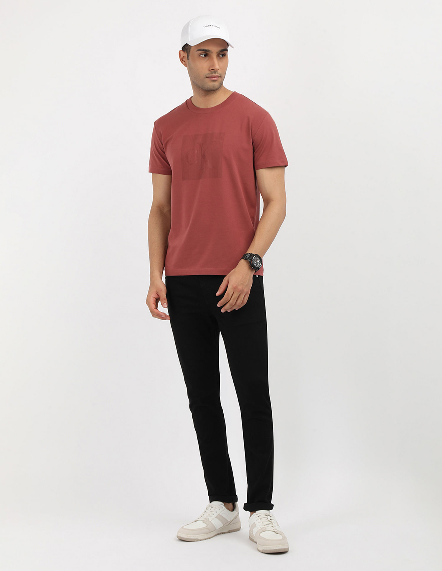 Calvin Klein Monogram Graphic Print T-Shirt