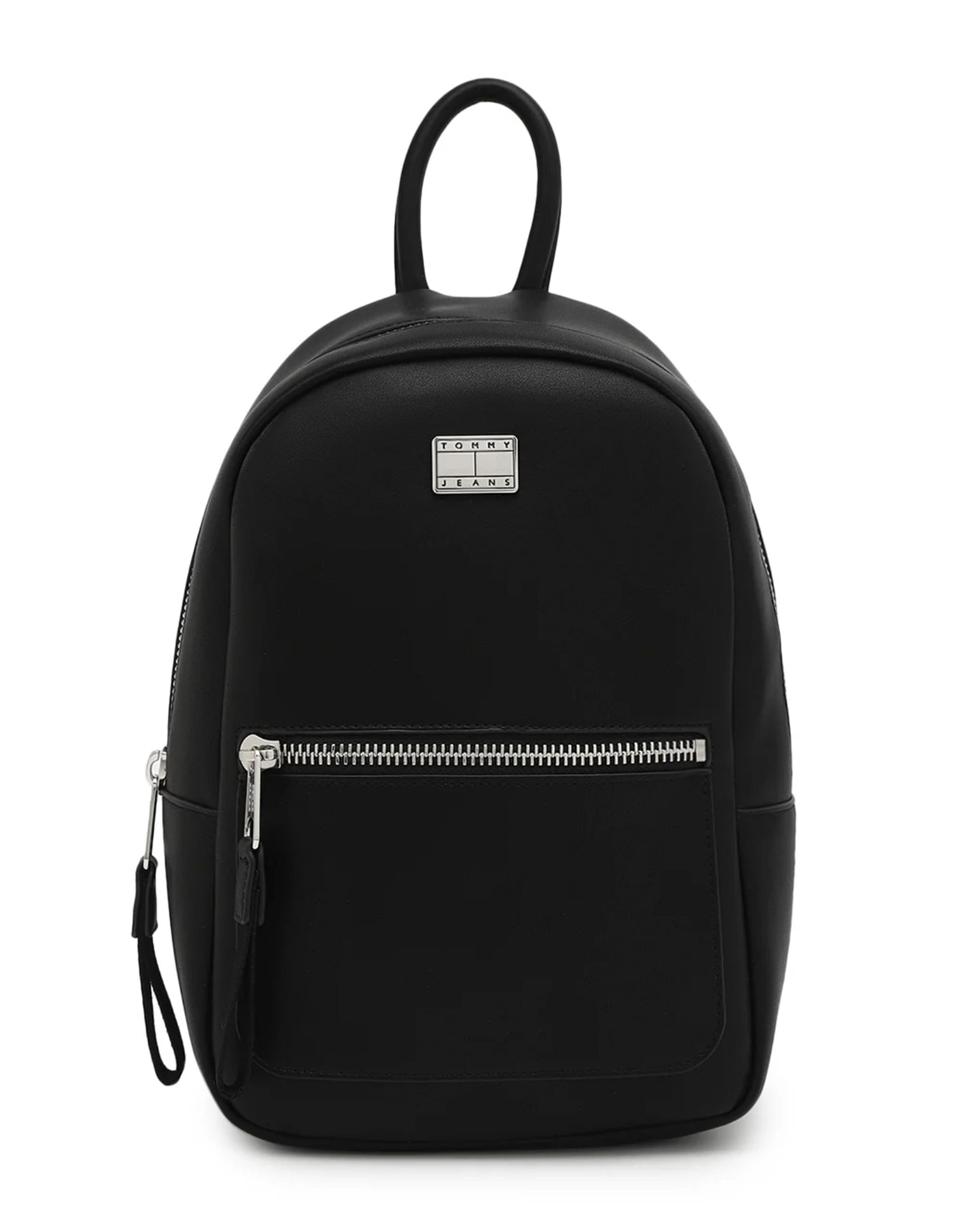 Tommy Hilfiger Textured Black PU Sling Bag