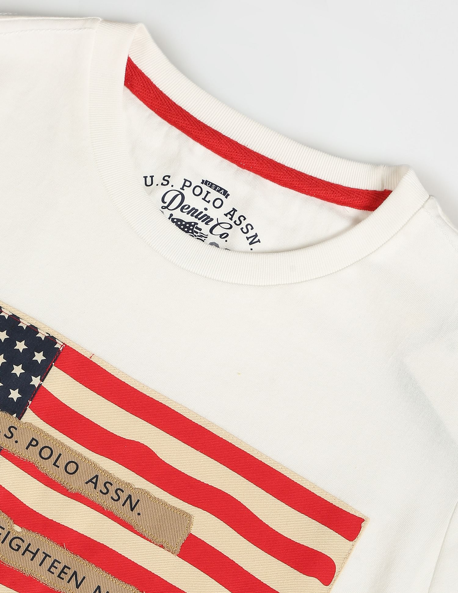 U.S. Polo Assn. Denim Co. Crew Neck Appliqued T-Shirt