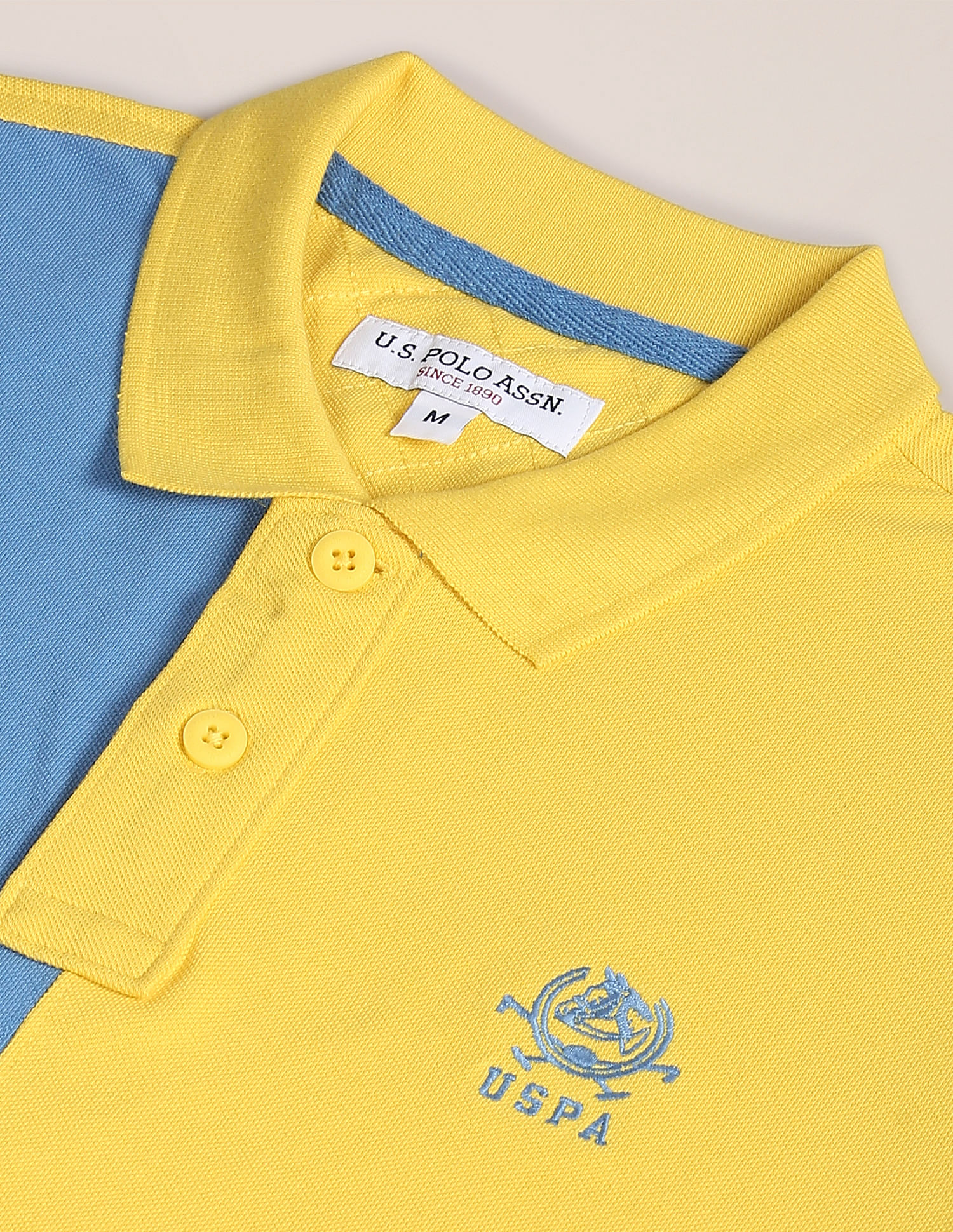 U.S. Polo Assn. Colour Block Cotton Polo Shirt