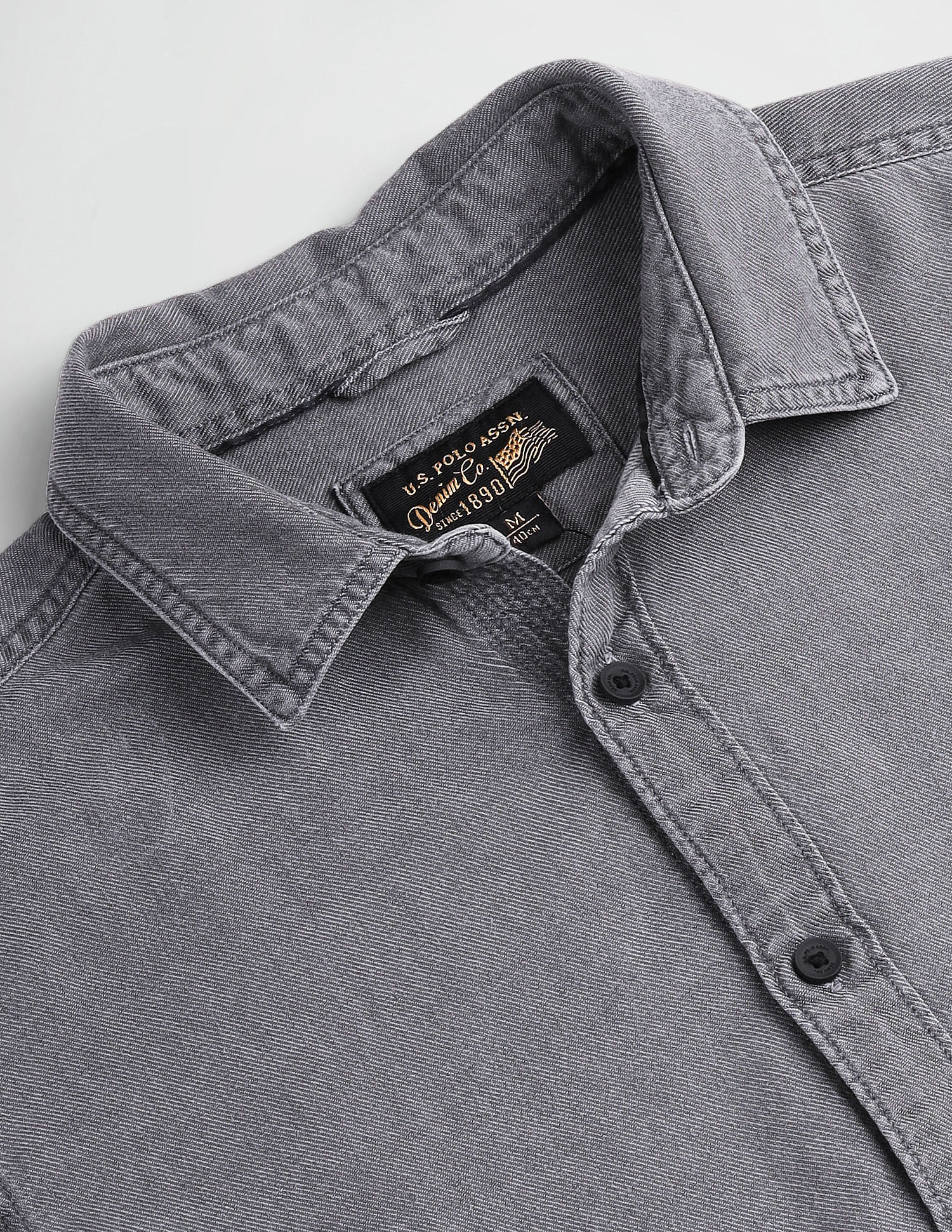 U.S. Polo Assn. Denim Co. Slim Cotton Chambray Shirt