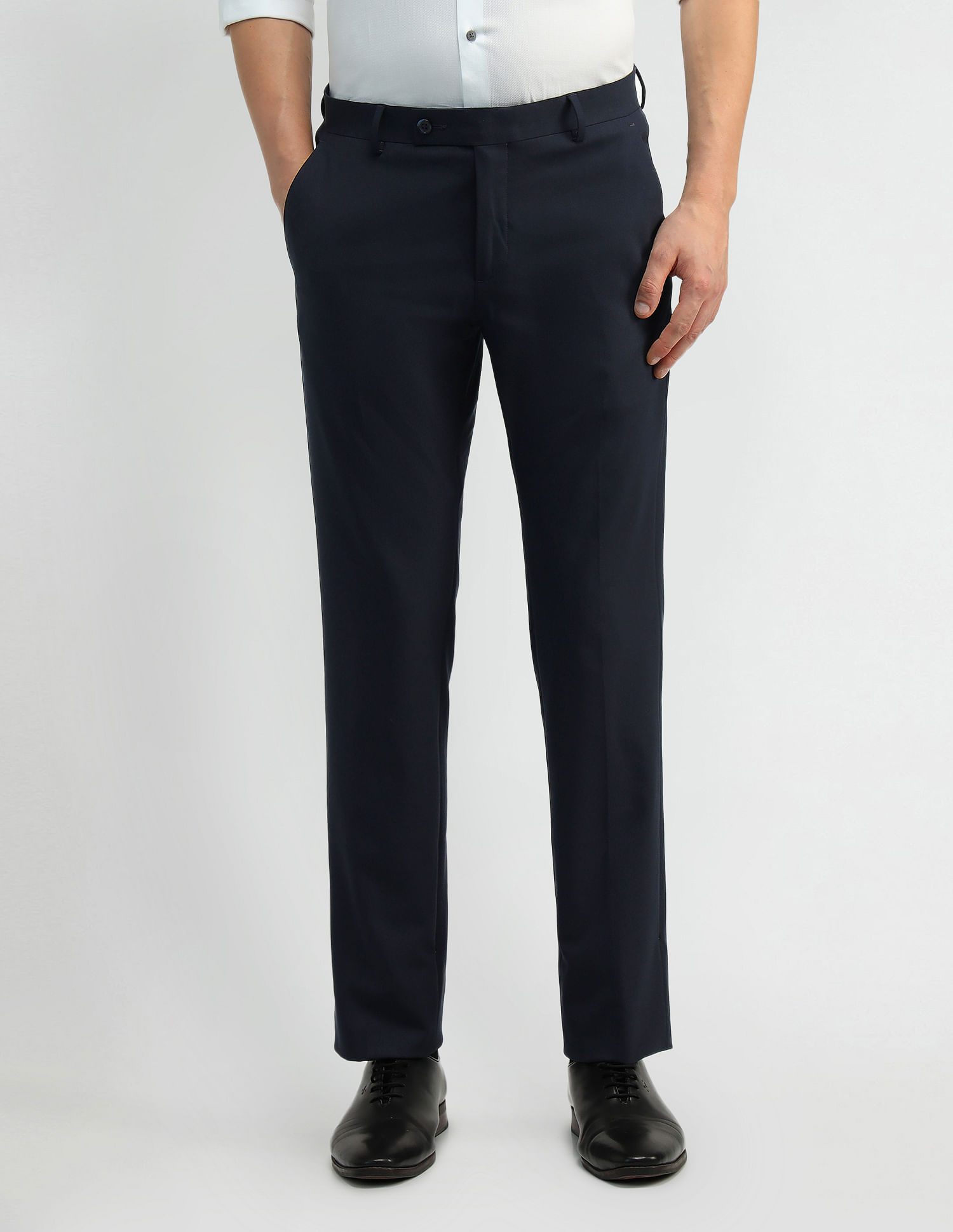Arrow Mid Rise Tapered Fit Trousers