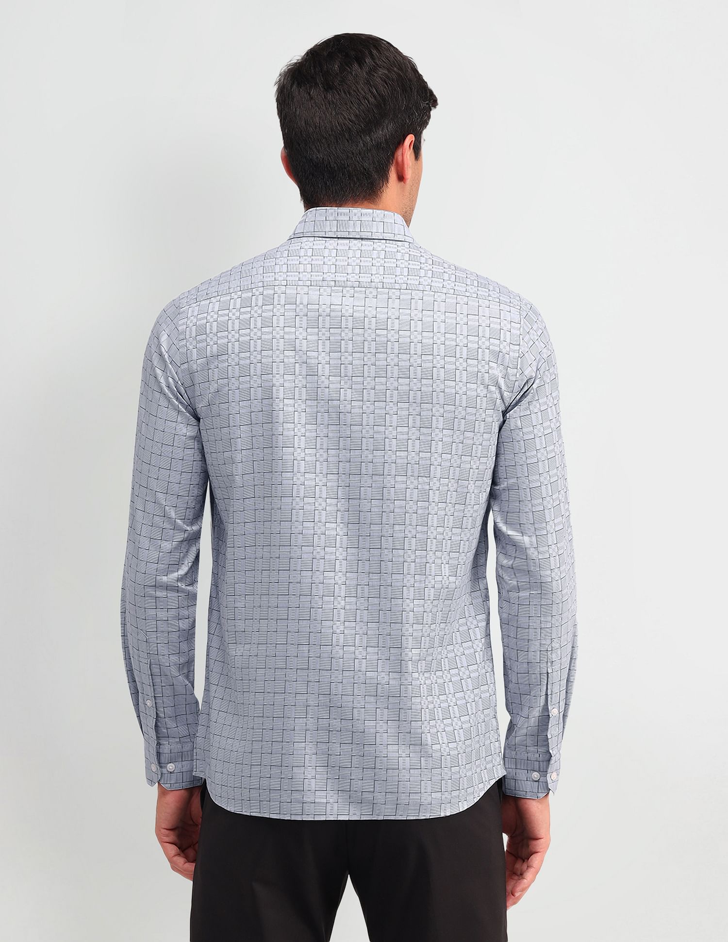 Arrow Manhattan Slim Fit Checked Shirt