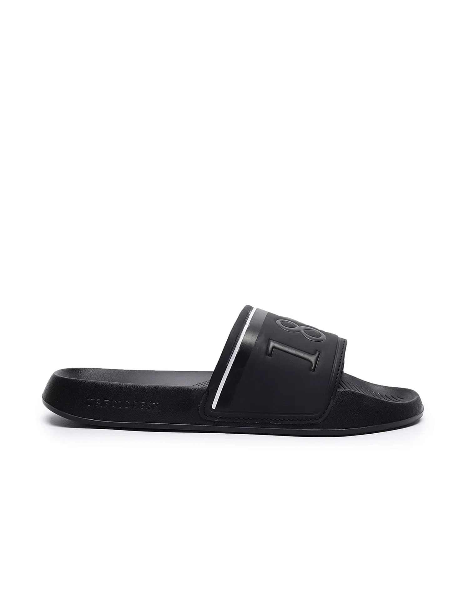 U.S. Polo Assn. Men Embossed Raffer 6.0 Slides