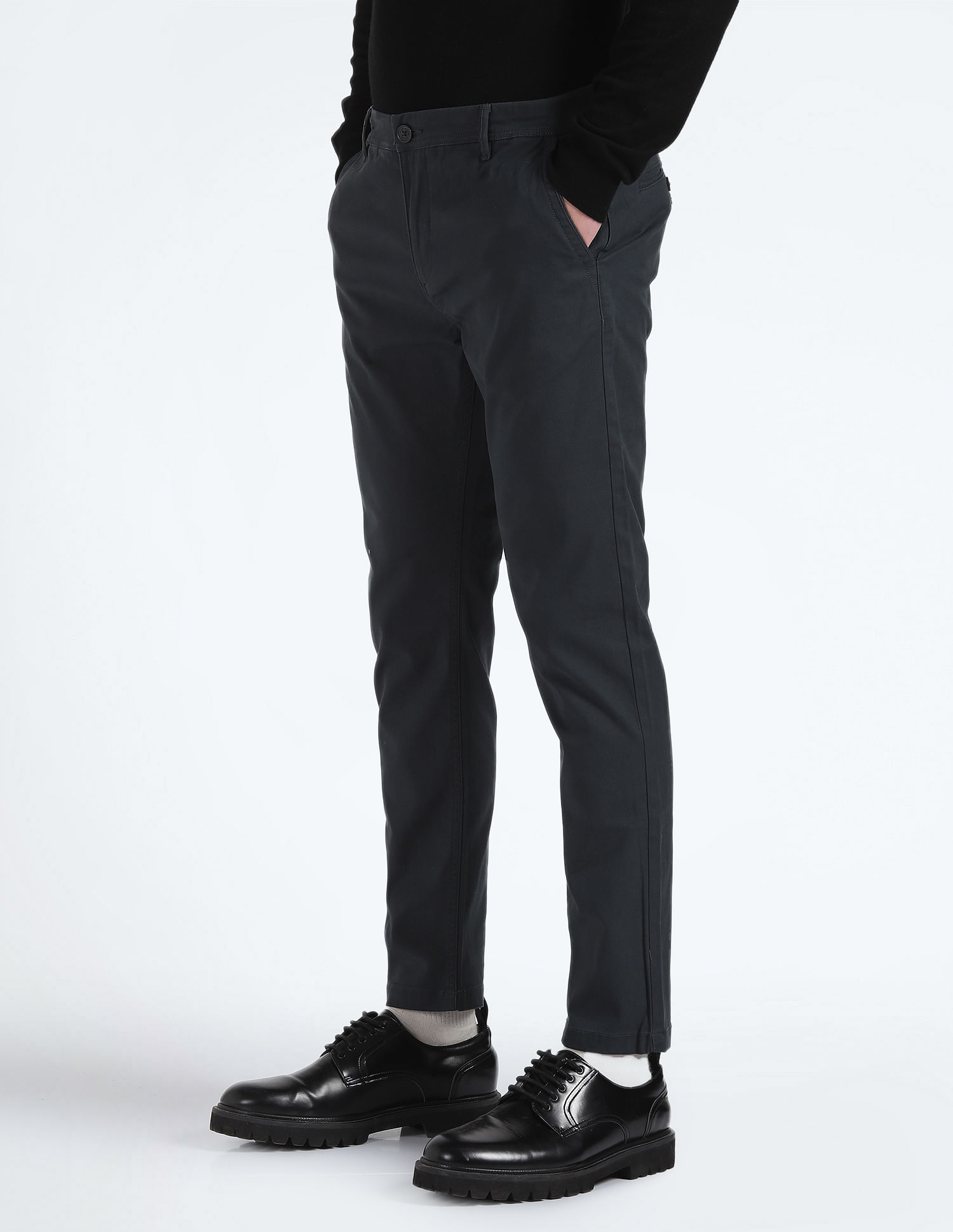 Flying Machine Slash Slim Tapered Fit Trousers