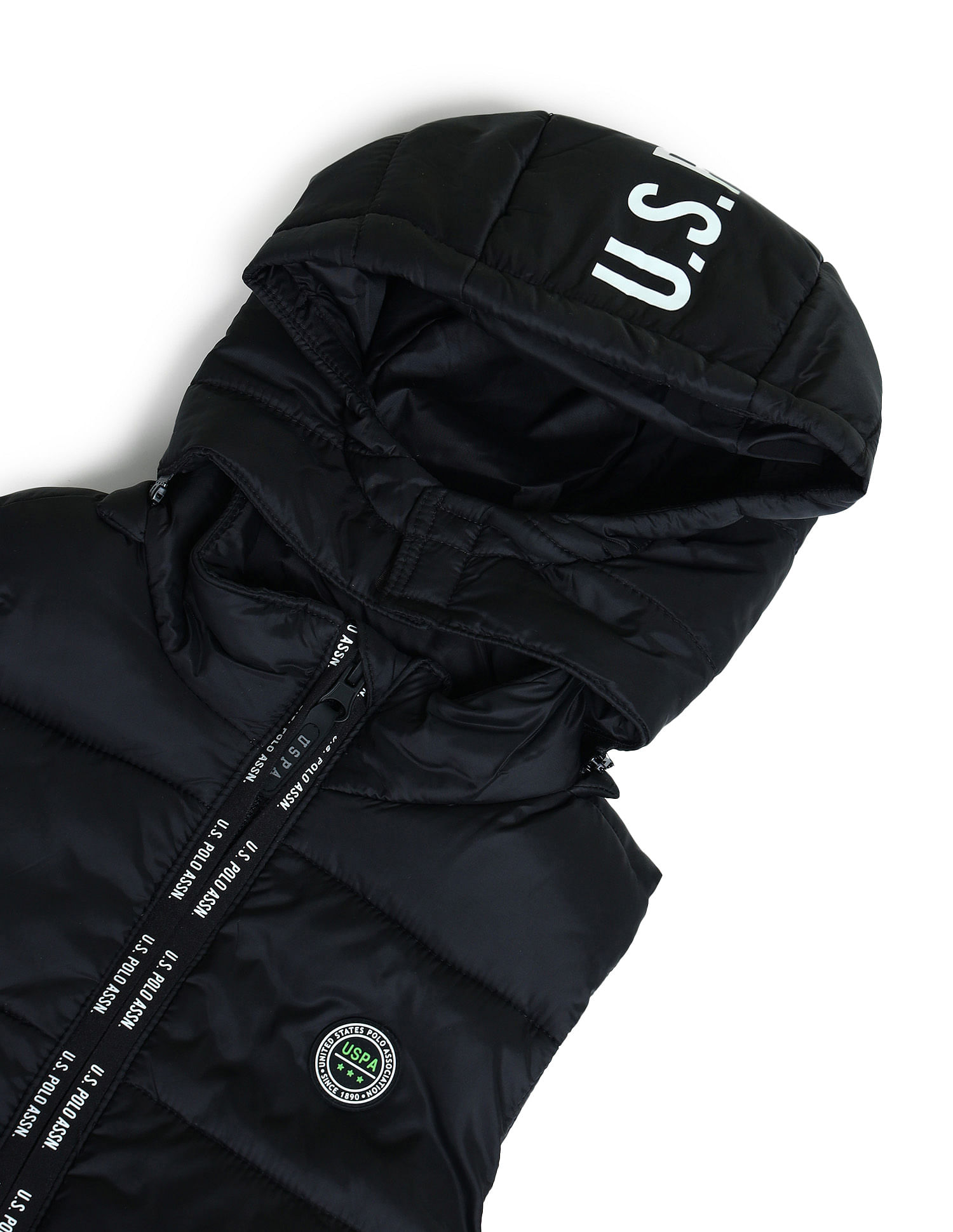 U.S. Polo Assn. Kids Boys Hooded Gilet Jacket