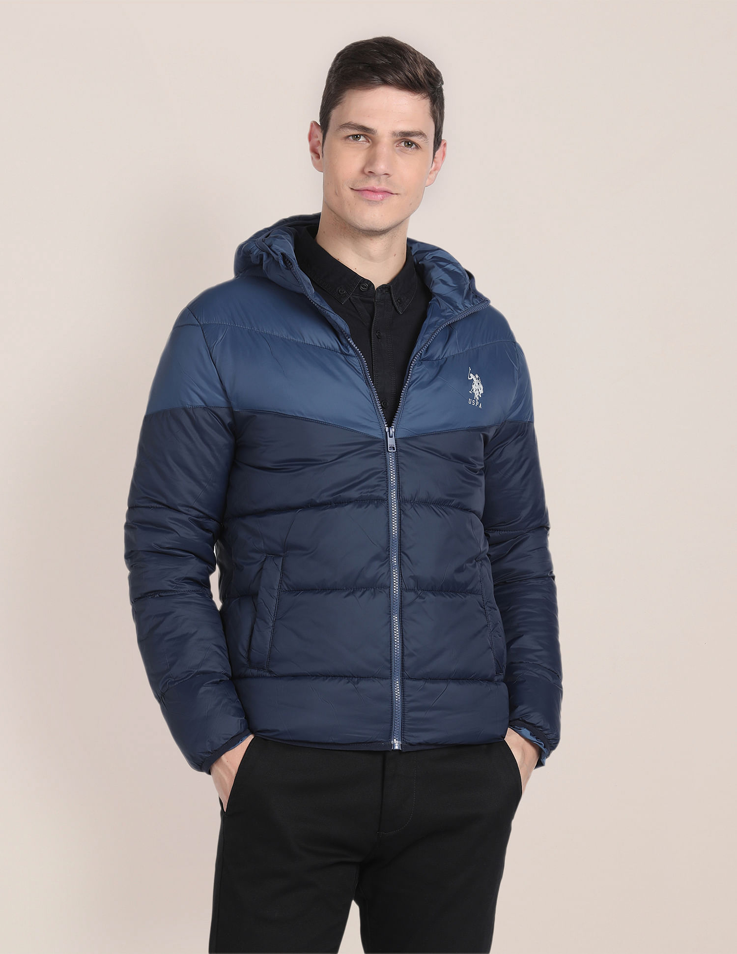 Us polo shop hooded jacket